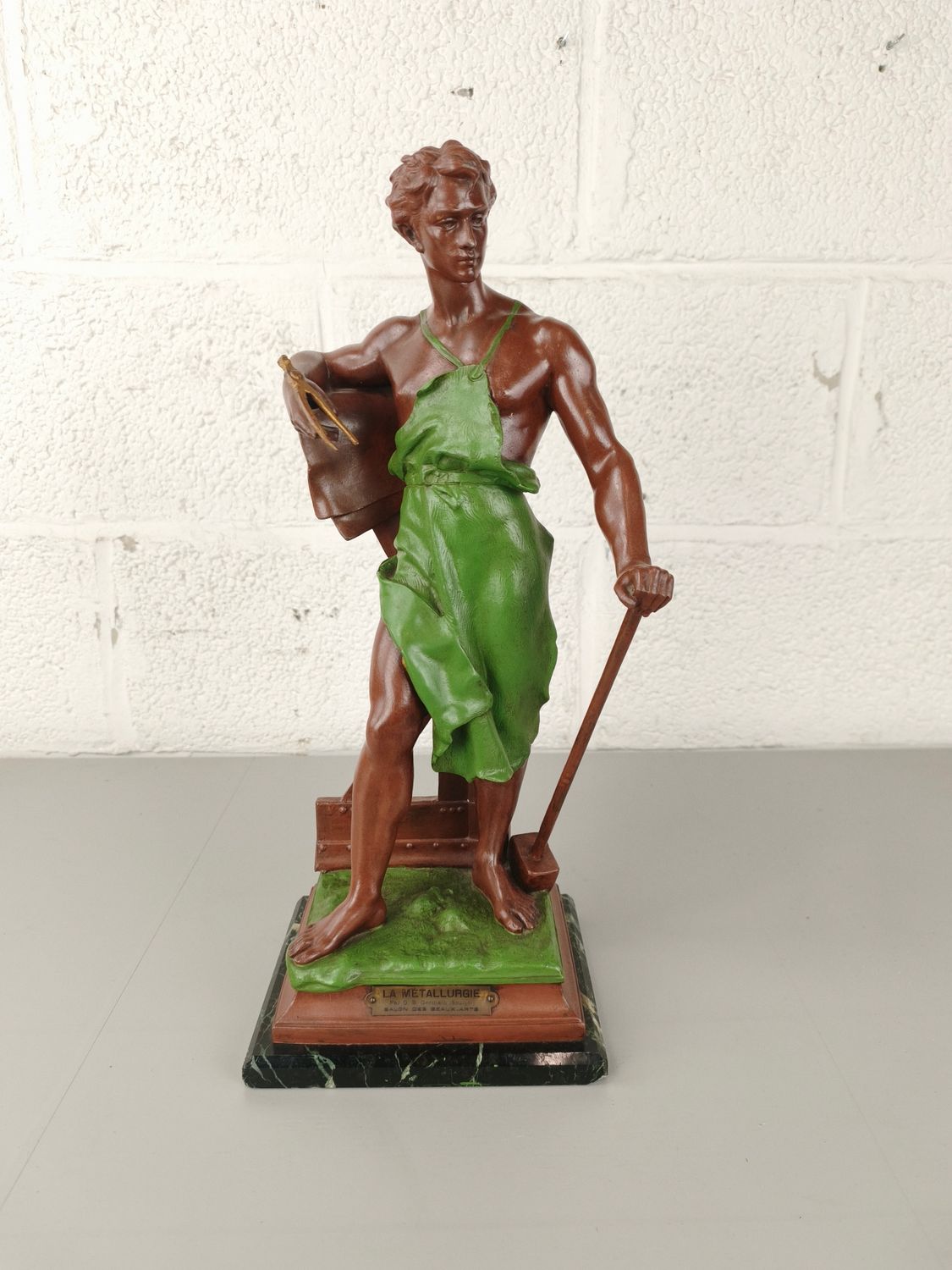 Zamak statue after Jean Baptiste Germain