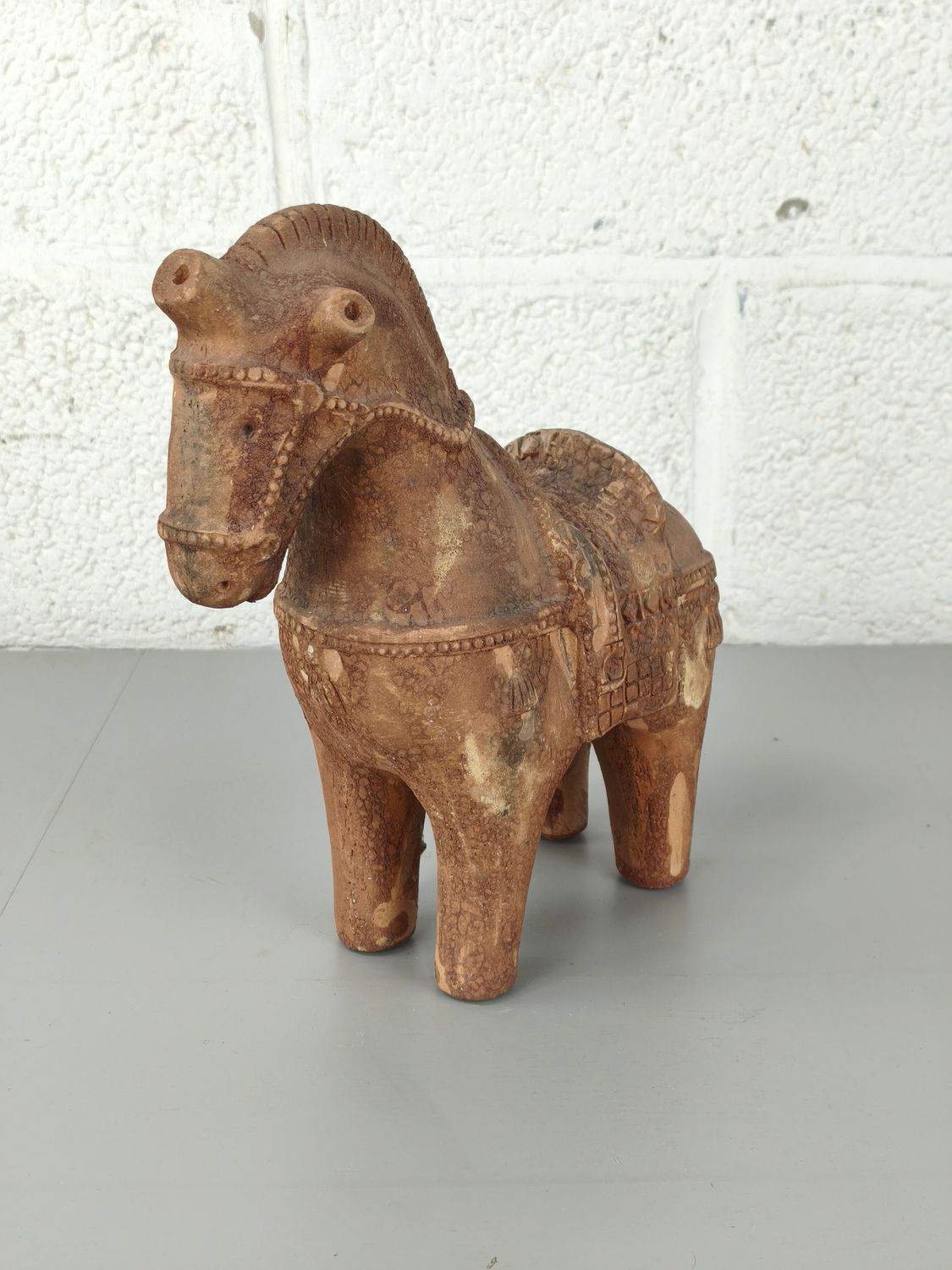 Vintage ceramic Bitossi Scavo horse