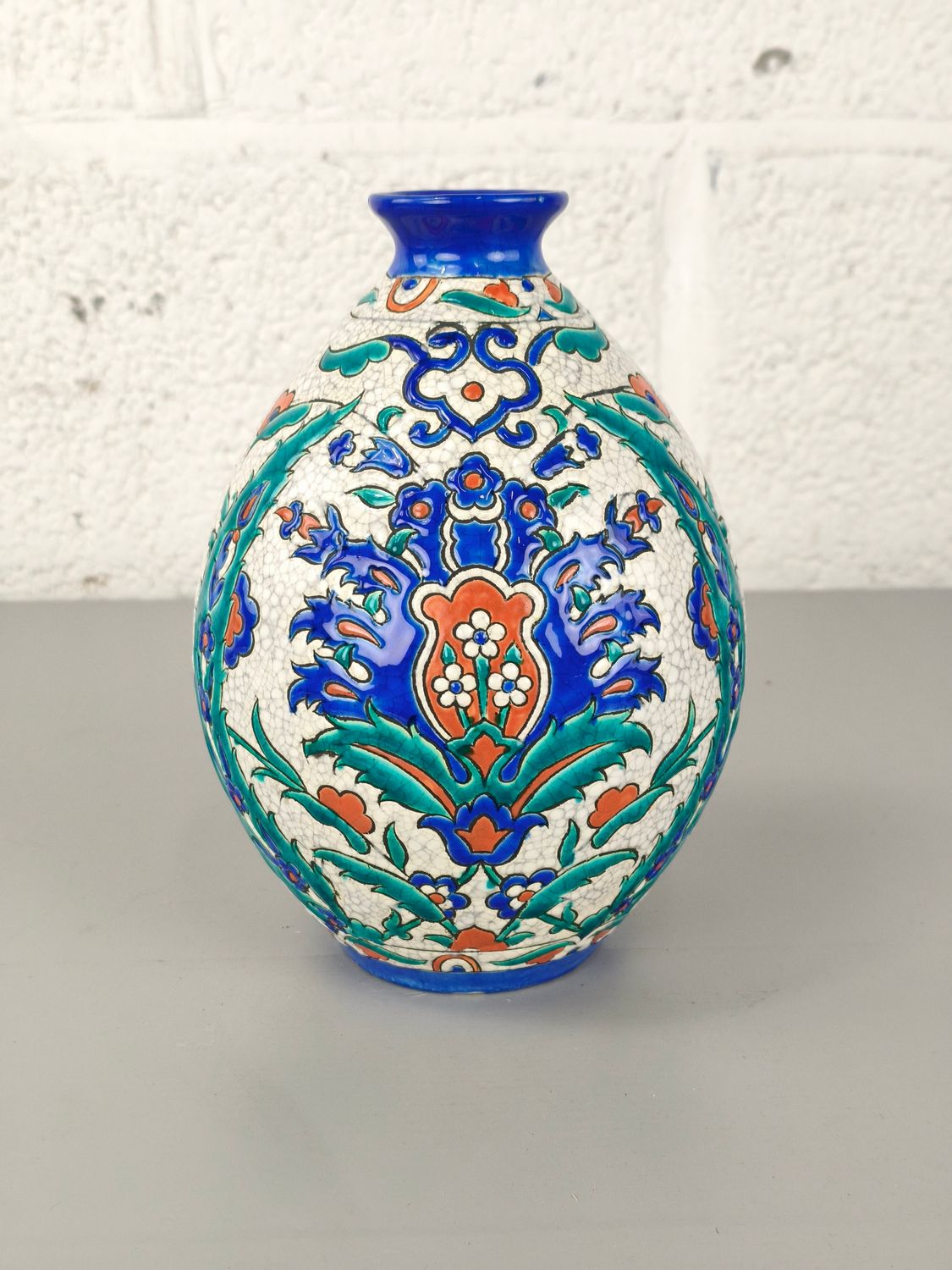 Art deco vase by Charles Catteau for Boch Keramis