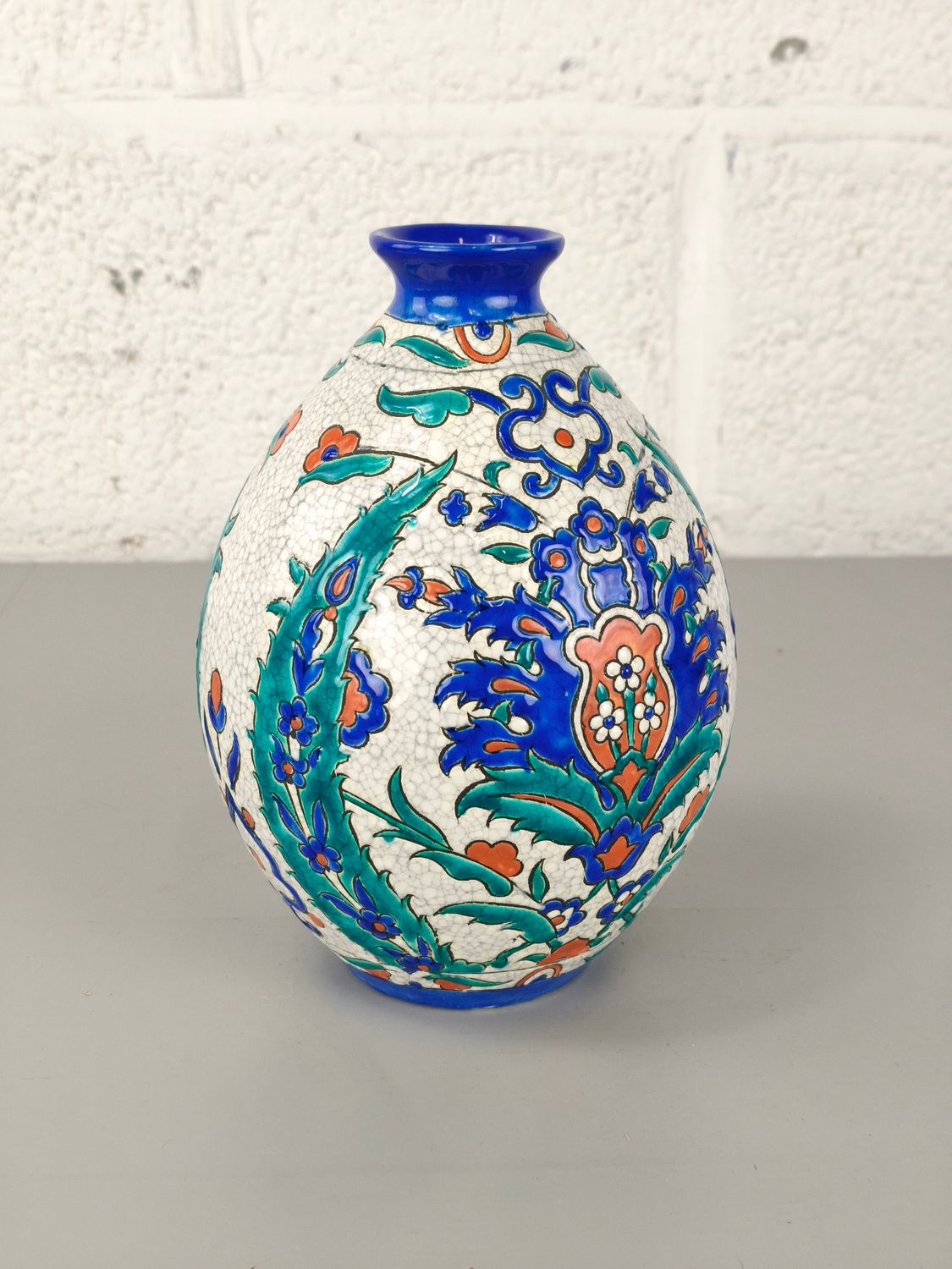 Art deco vase by Charles Catteau for Boch Keramis
