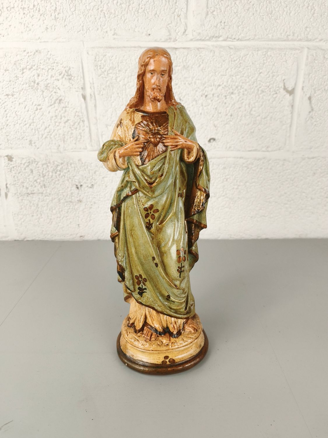 Plaster statue of Jesus