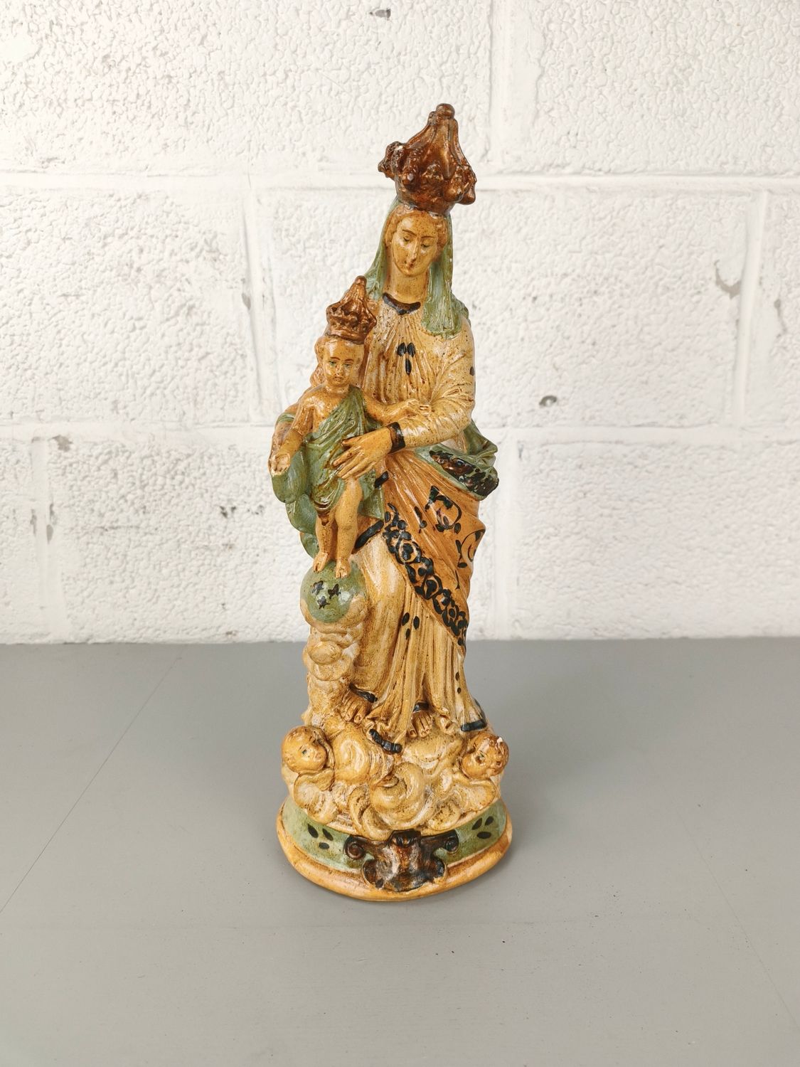 Plaster statue of Mary