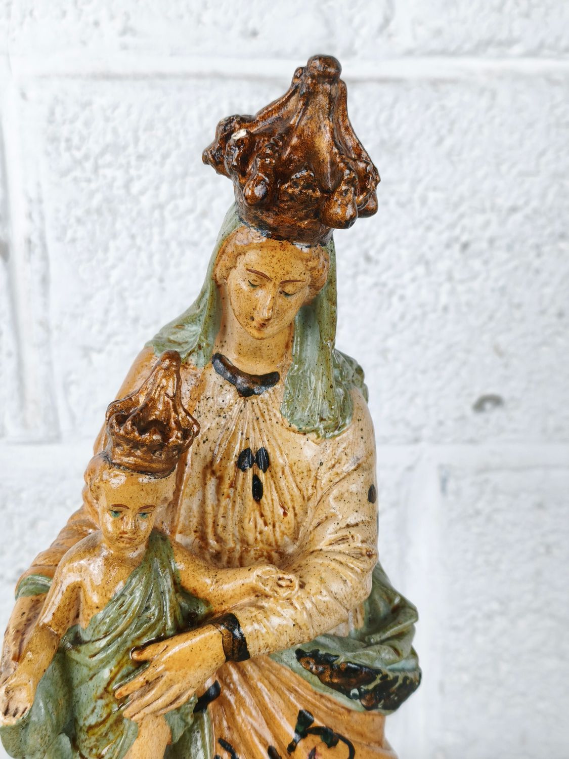 Plaster statue of Mary