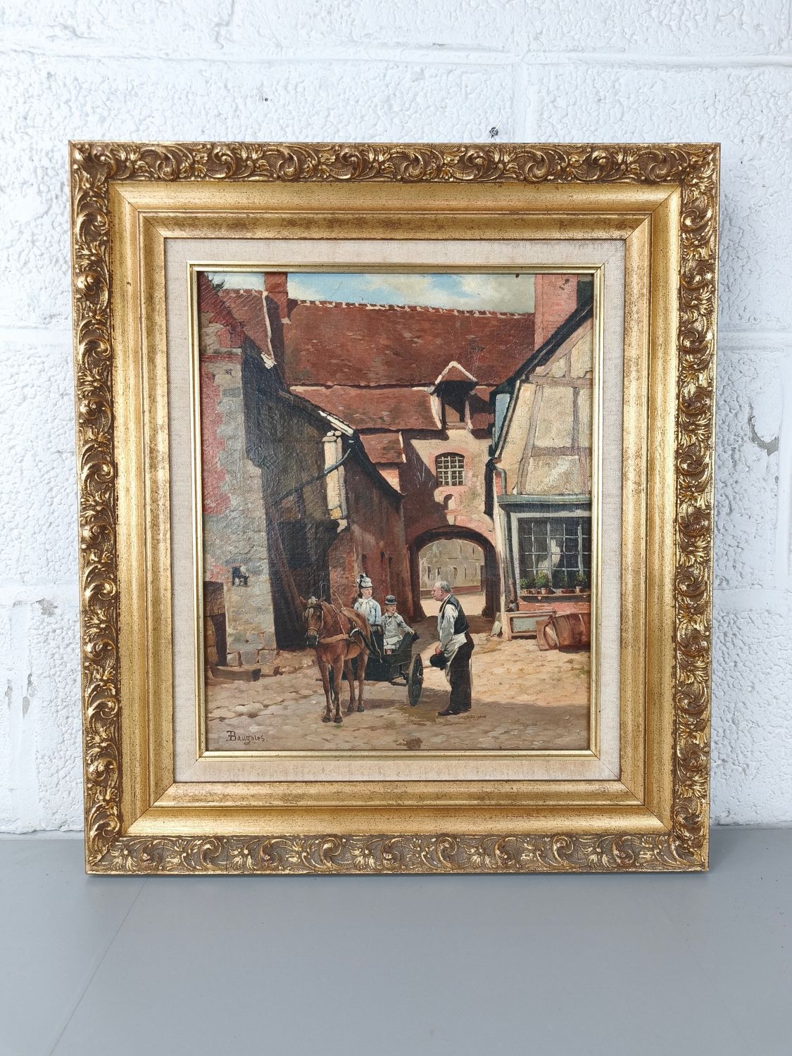 Eugène Baugnies - painting
