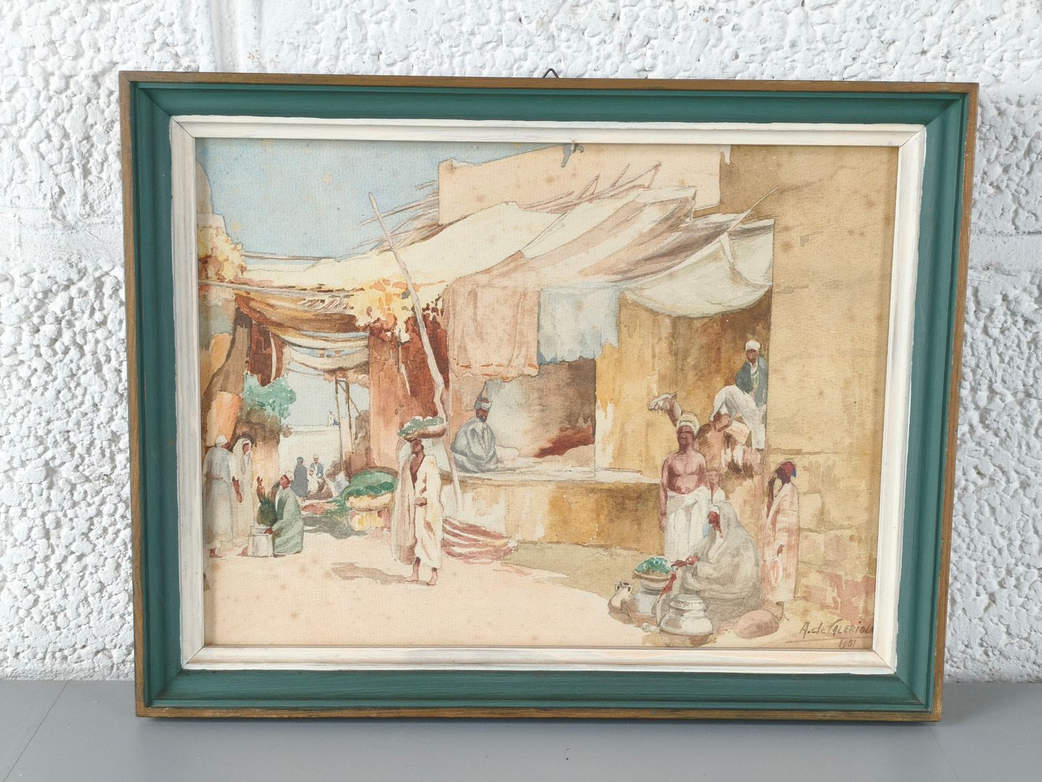 A. De Valeriola - watercolour - 1951
