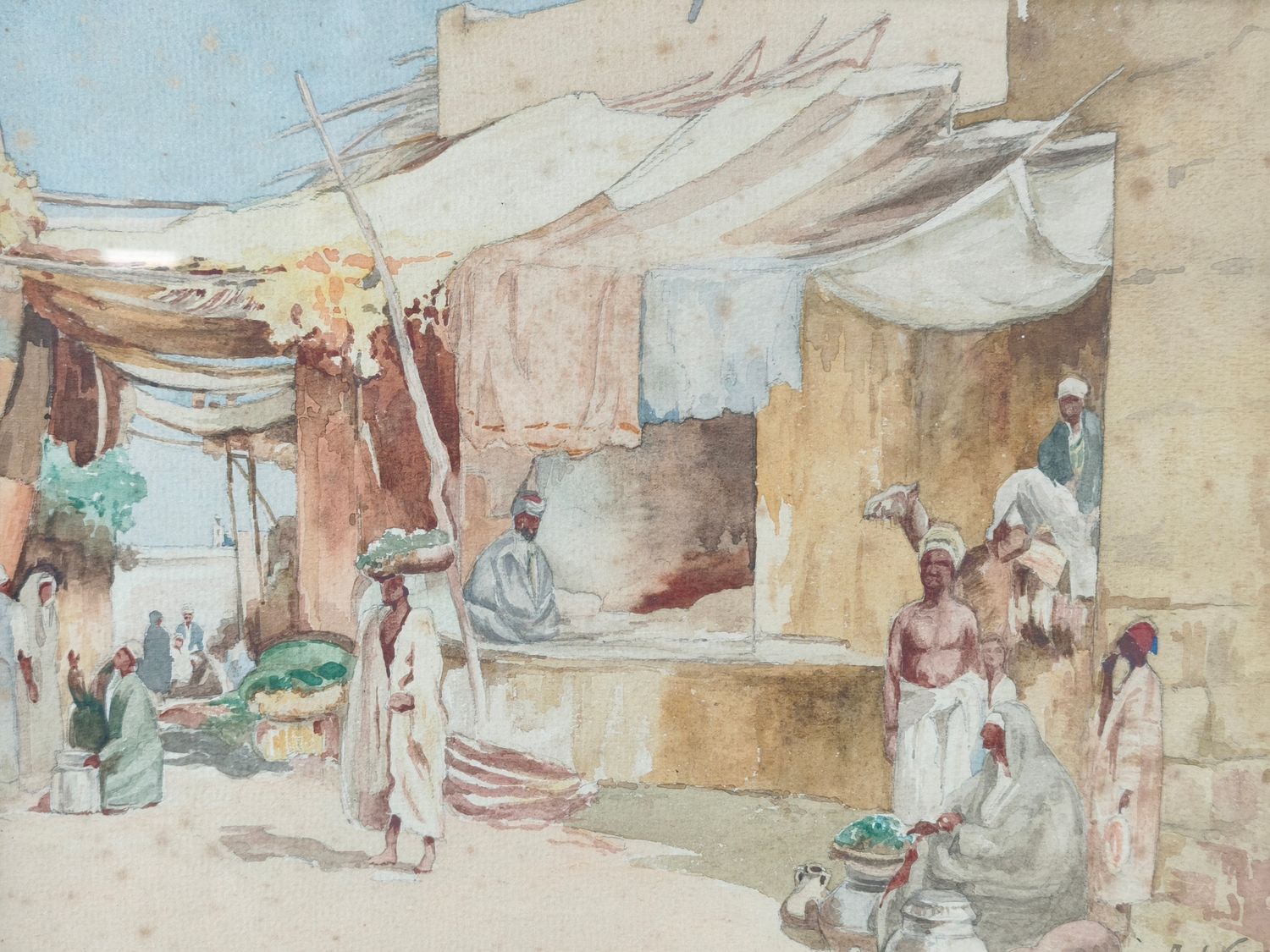 A. De Valeriola - watercolour - 1951