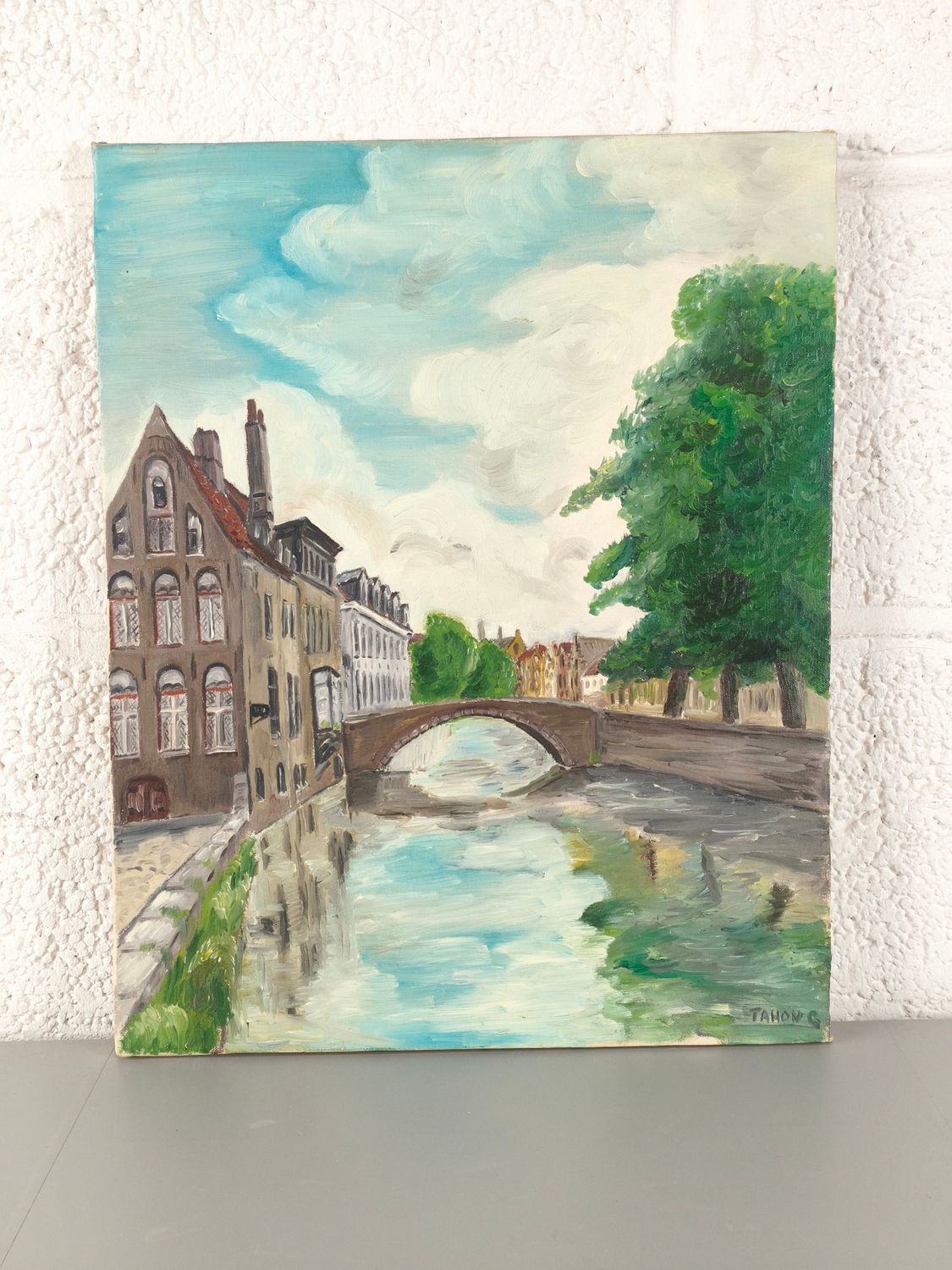 Georges Tahon - painting - Bruges
