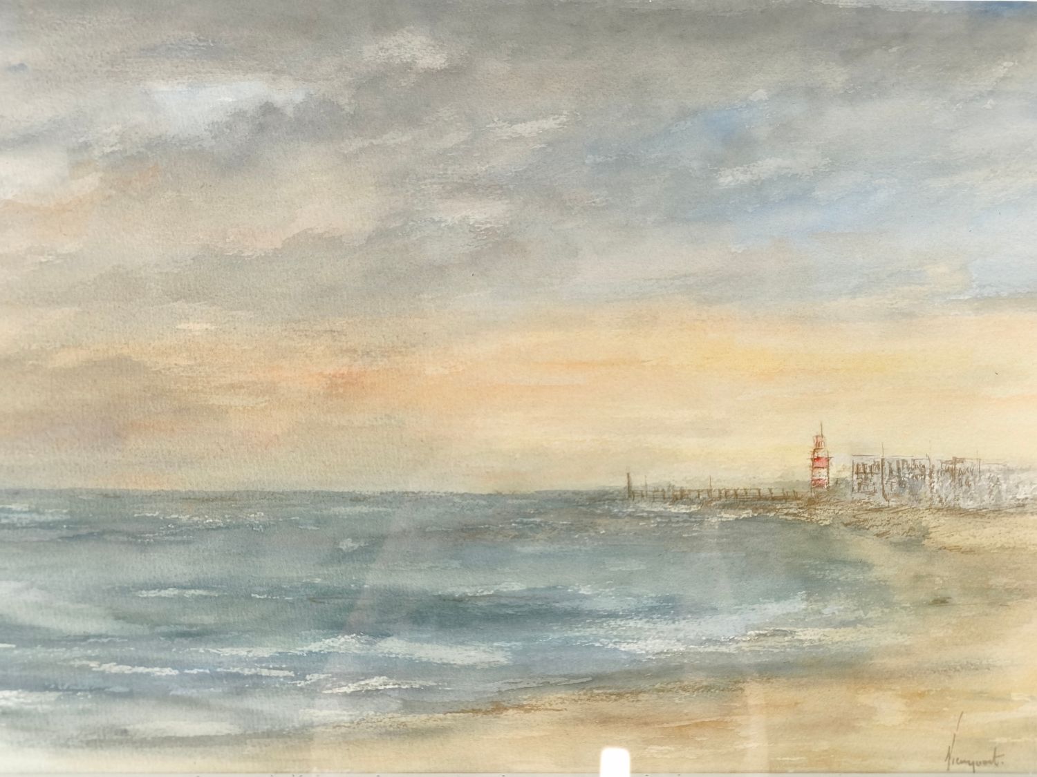 Georges Tahon - painting - Nieuwpoort Bad