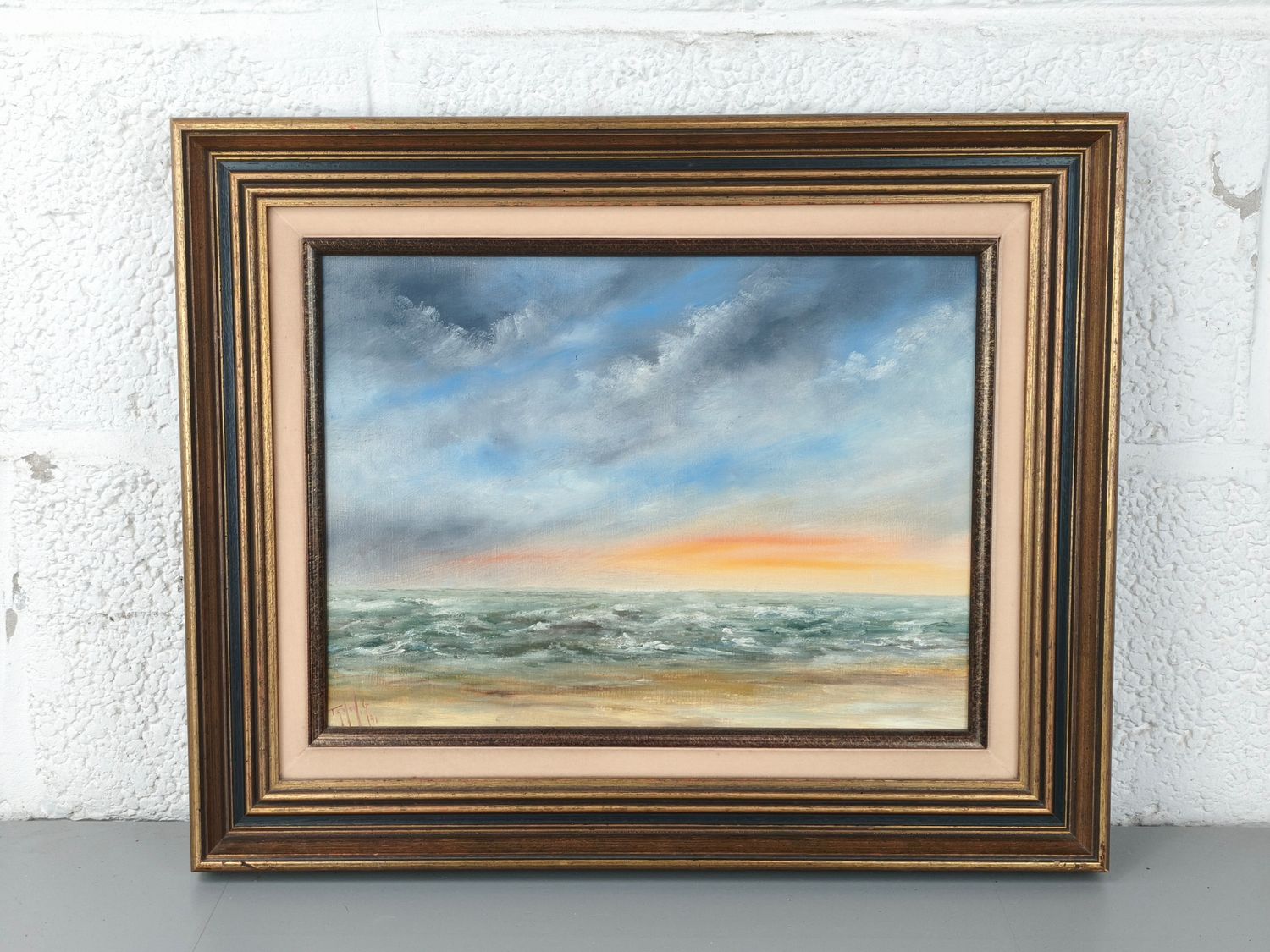 Georges Tahon - painting - The sea