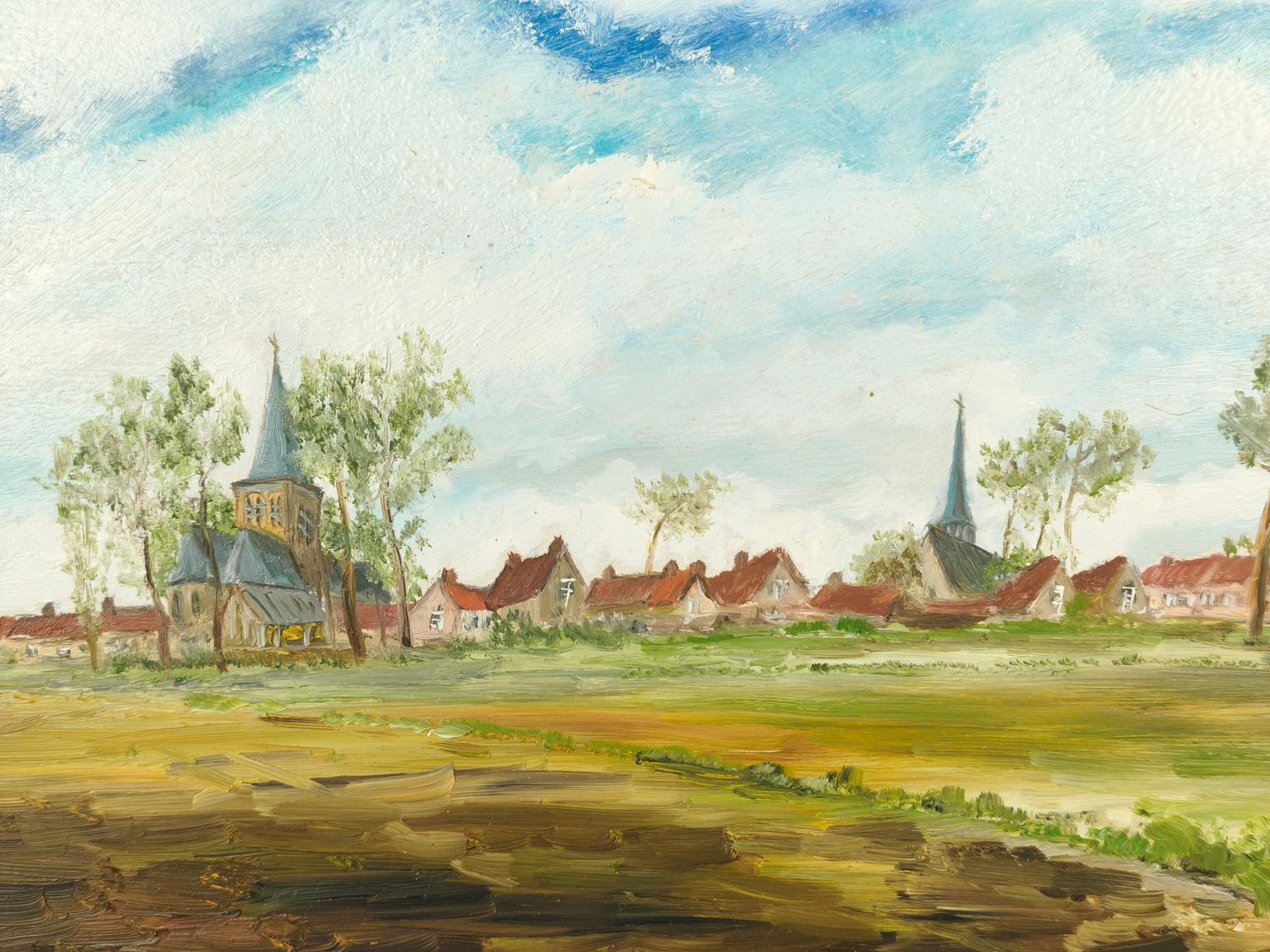Georges Tahon - painting - Izenberge