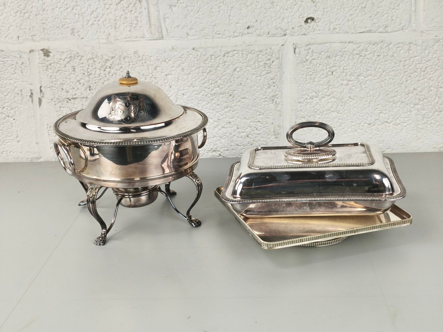 Silver-plated tableware by Roberts &amp; Belk