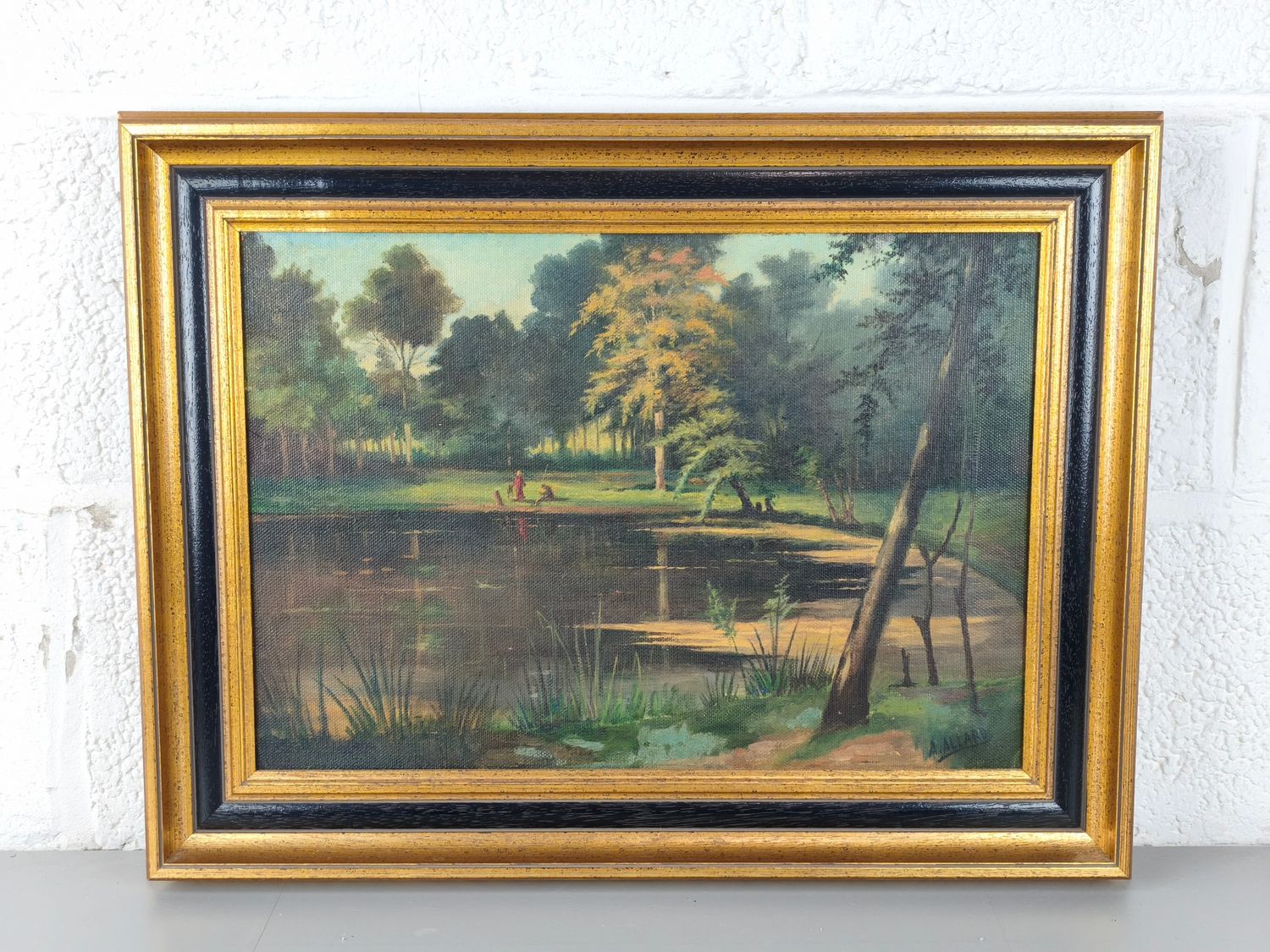 André Allard - Painting of a pond