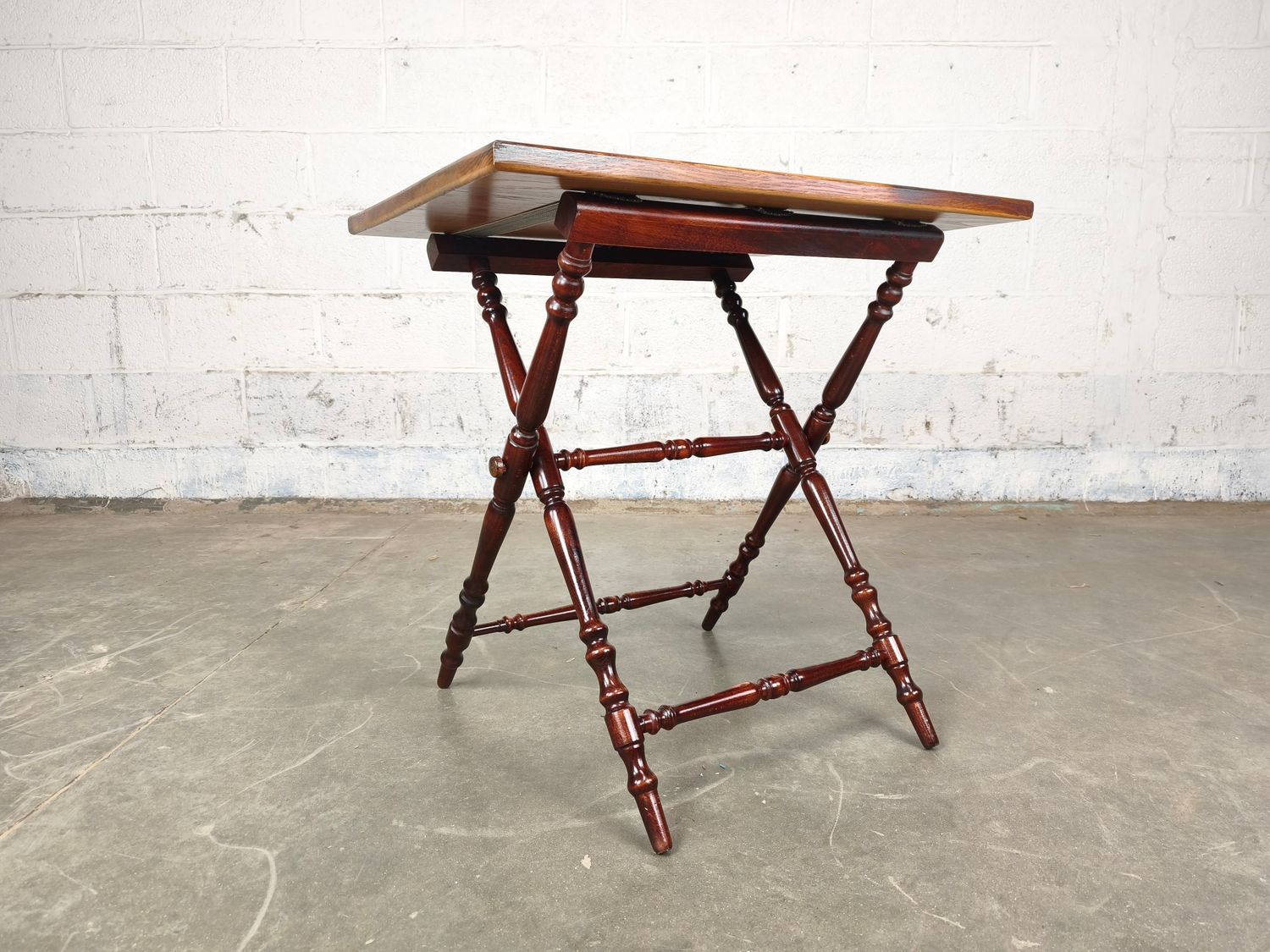 Antique English folding table