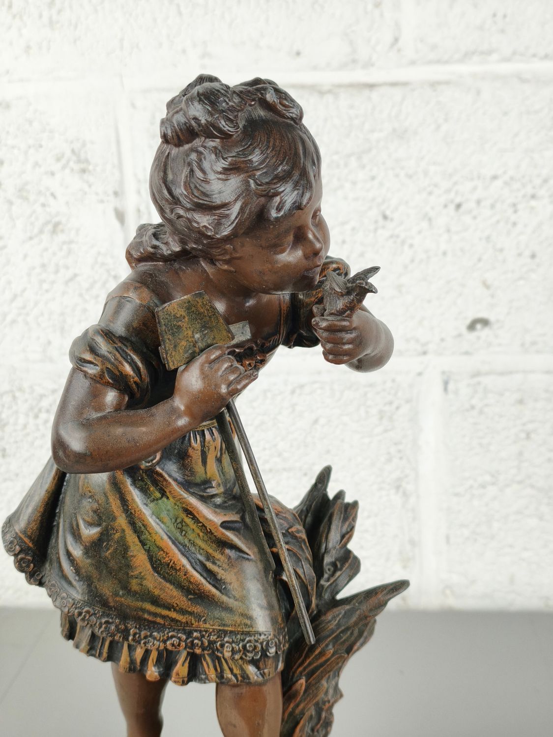 Zamak statue after Aug. Moreau