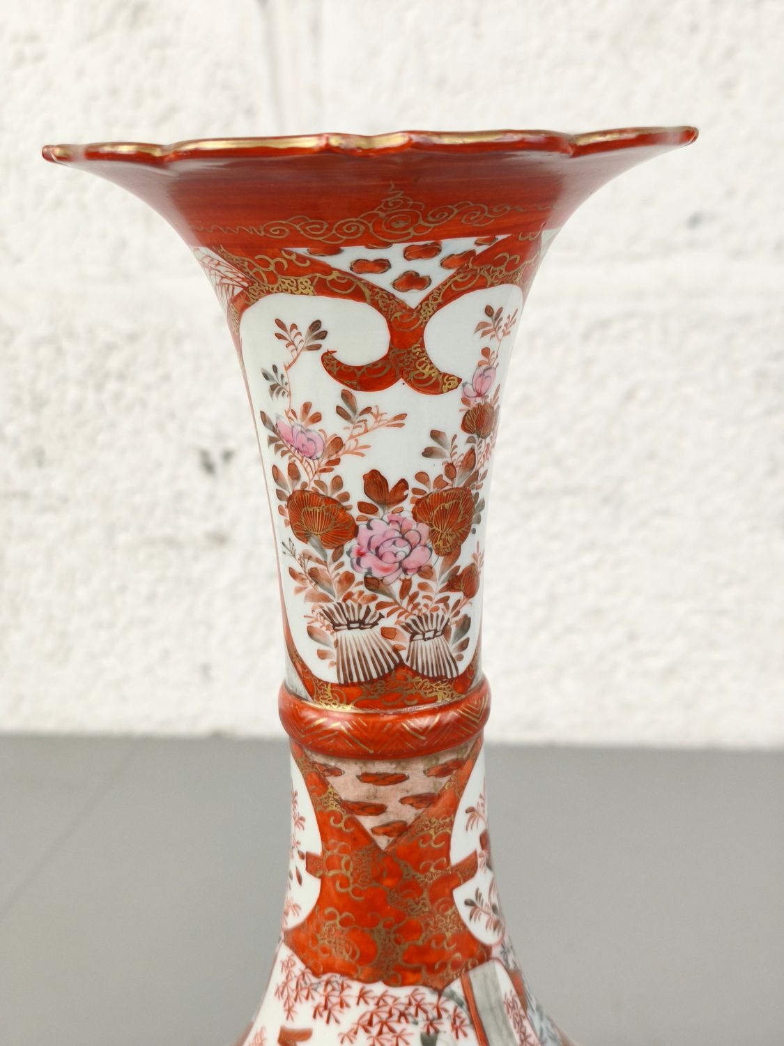 Japanese Kutani vase