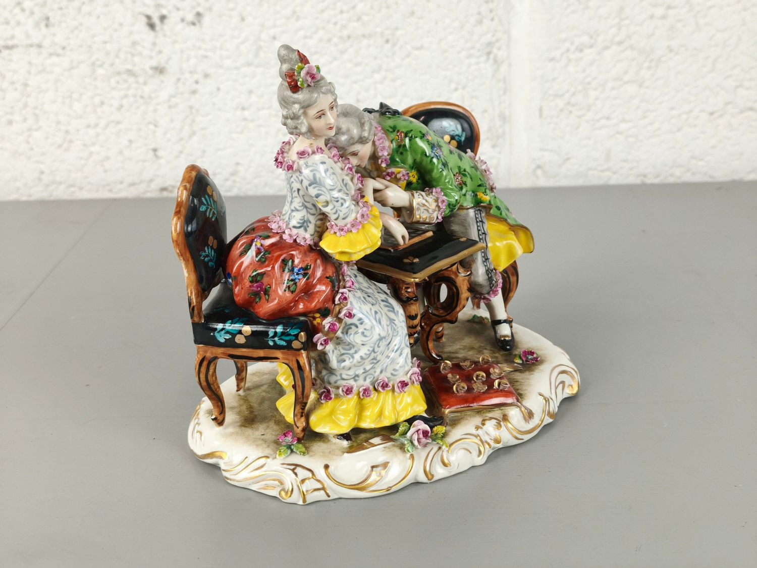 Antique porcelain group