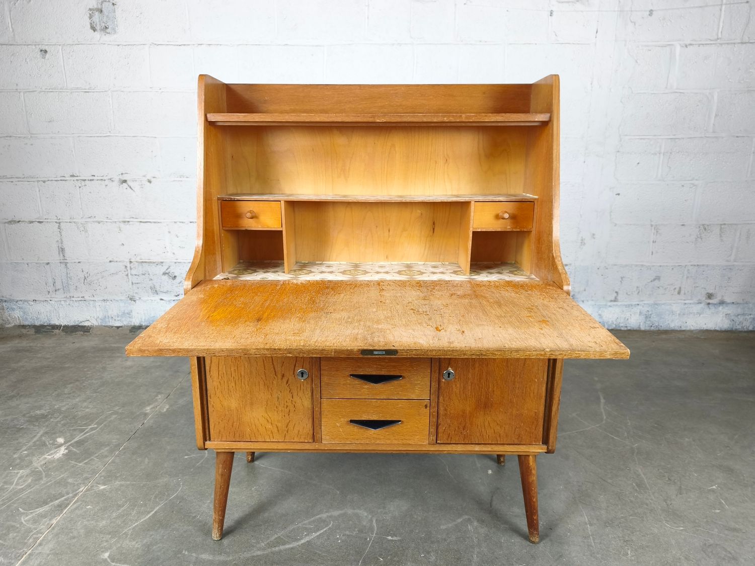 Vintage secretary desk