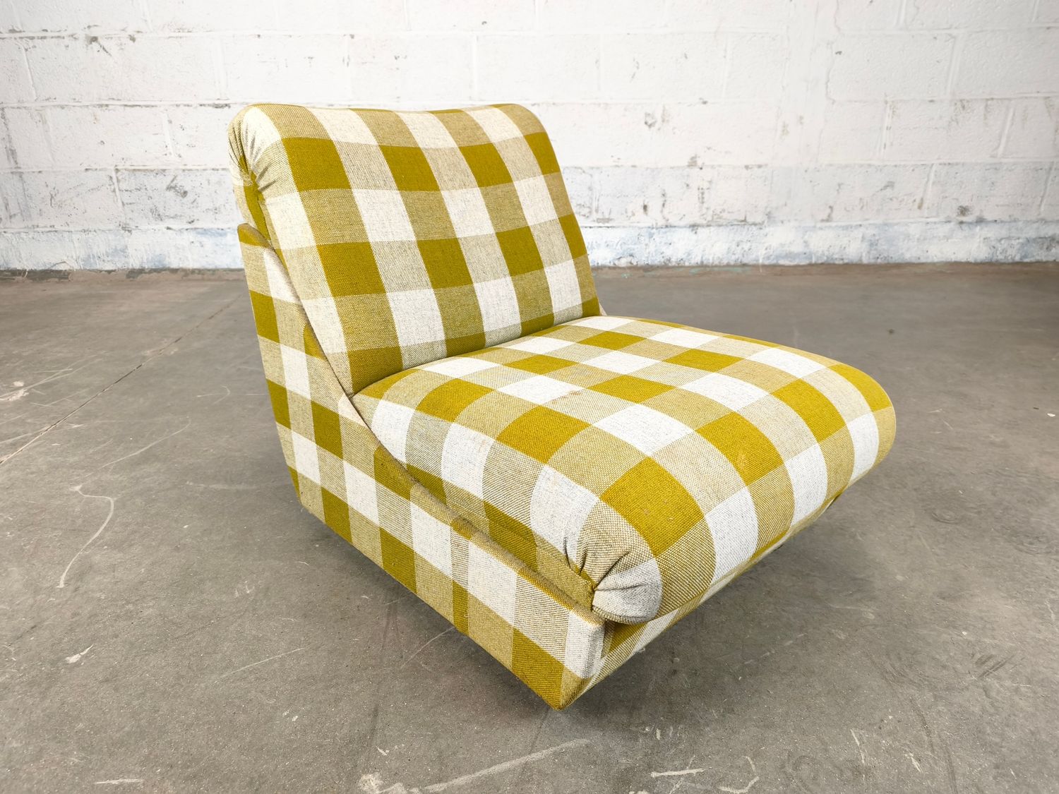 Vintage checkered chair