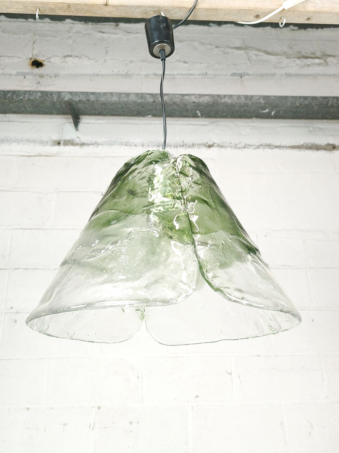 Vintage Murano glass lamp by Carlo Nason for Kalmar