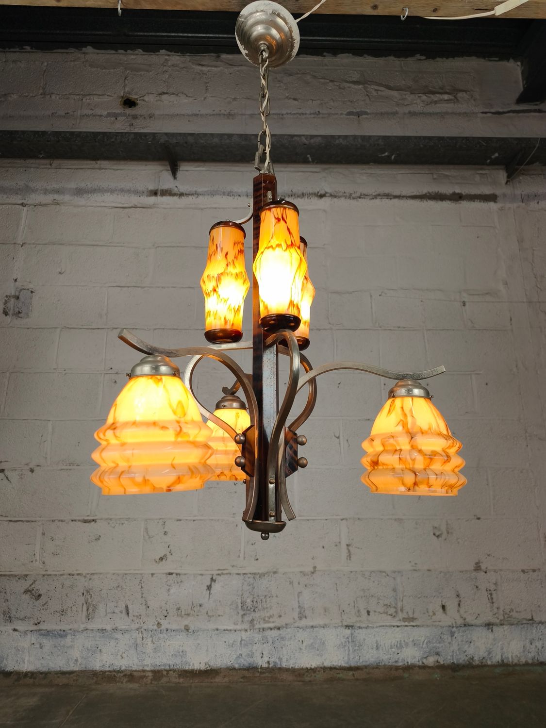 Art deco chandelier