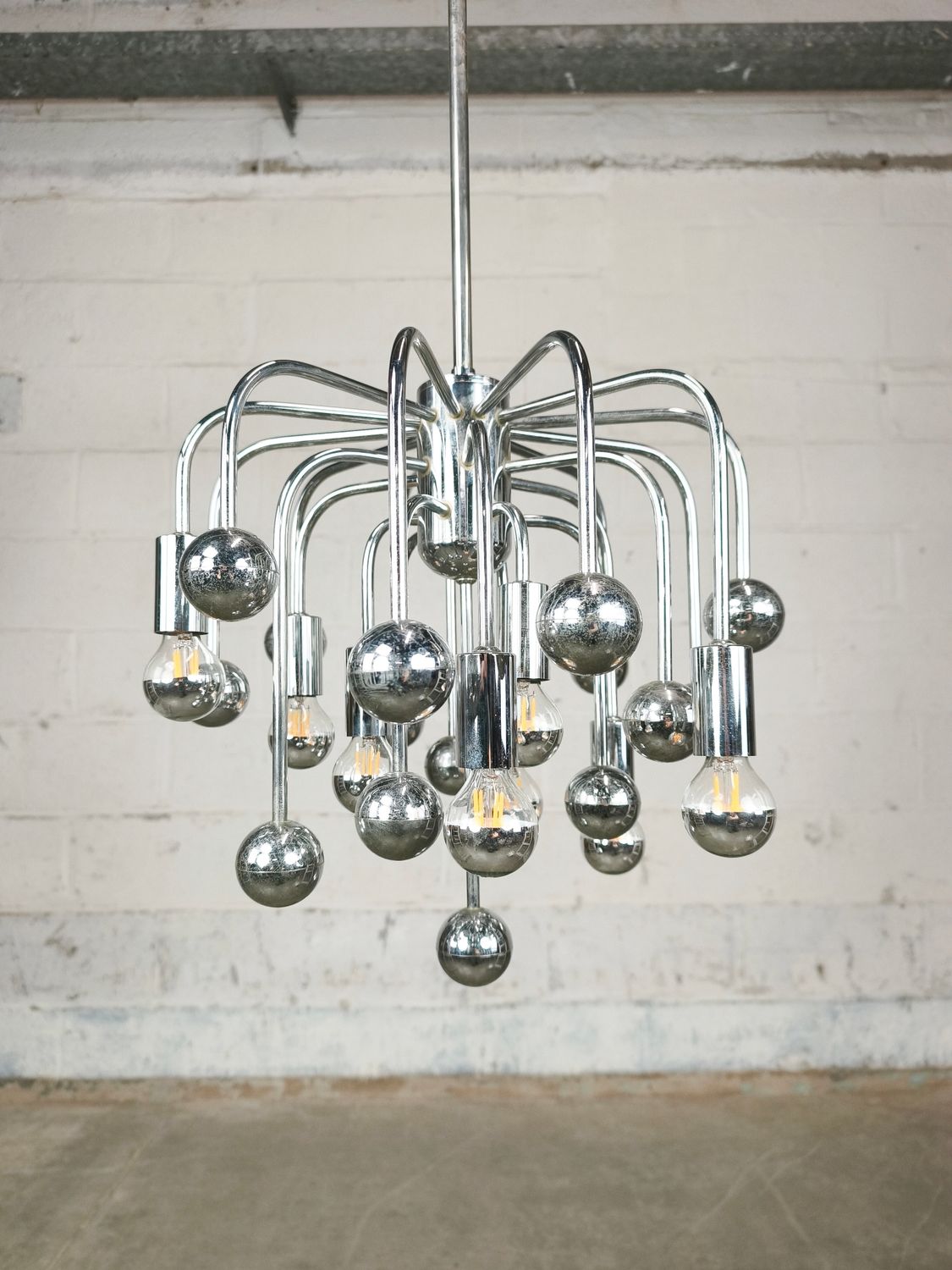Vintage space age sputnik lamp