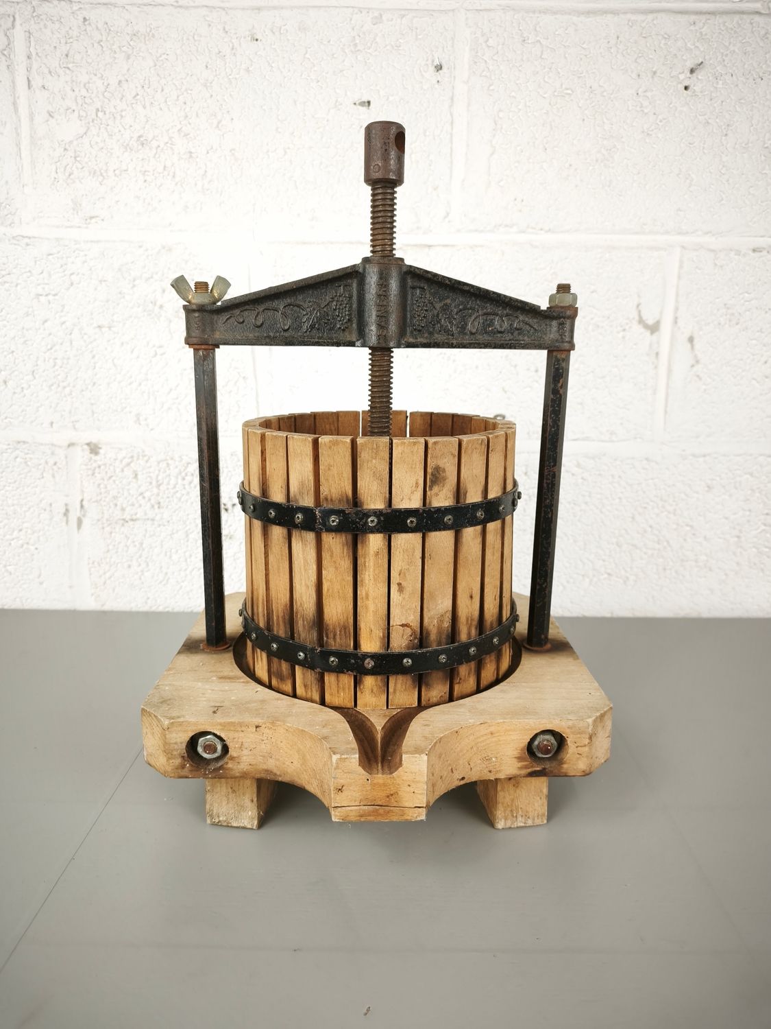 Old grape press