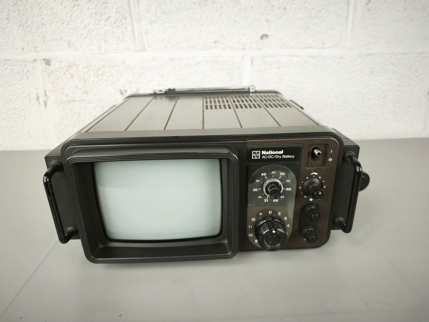 Vintage portable National television