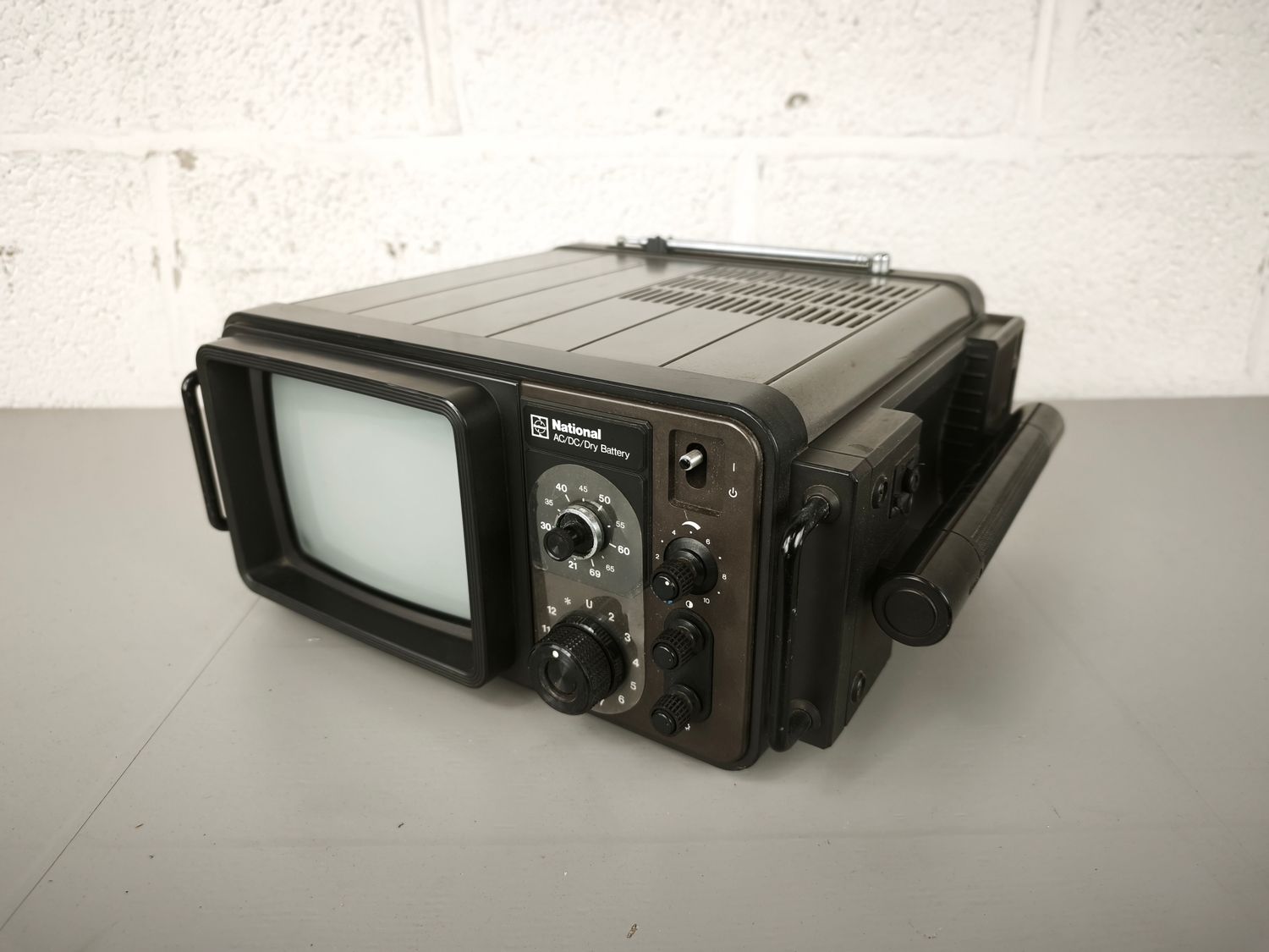 Vintage portable National television