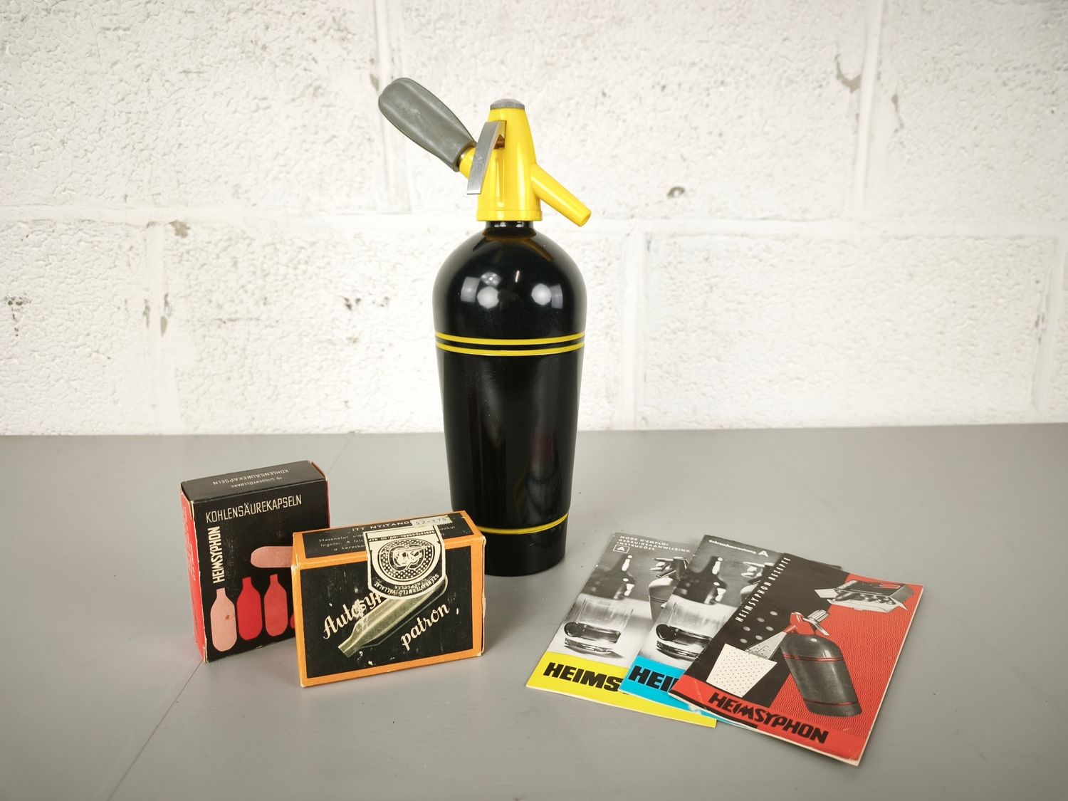 Vintage soda siphon