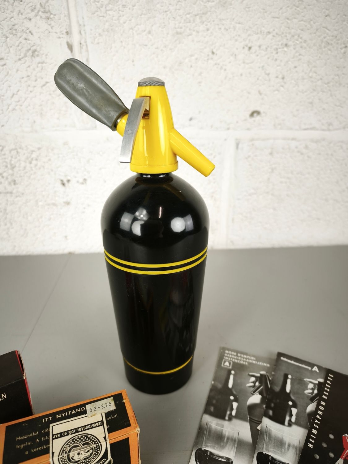 Vintage soda siphon