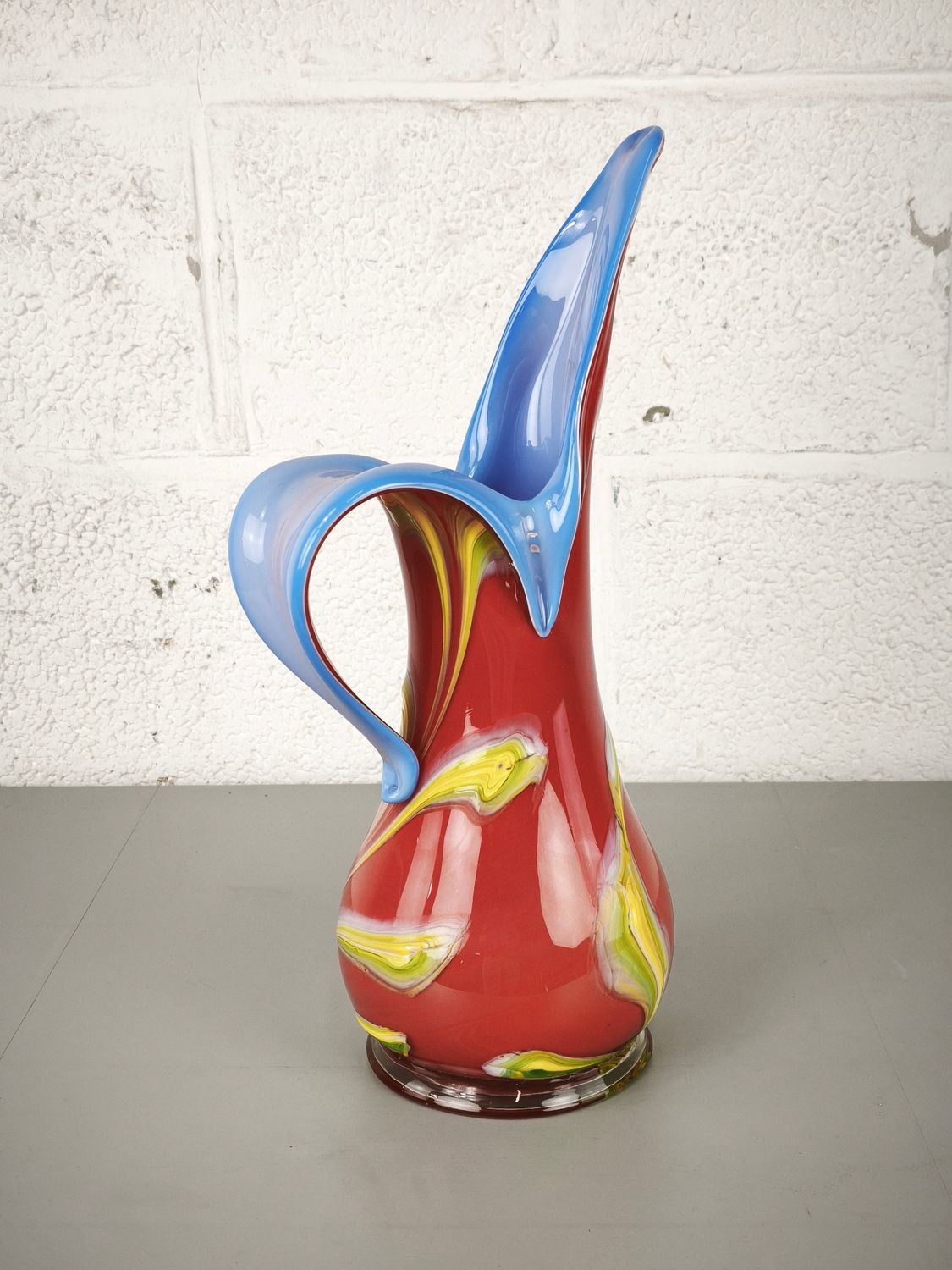 Large glass vase