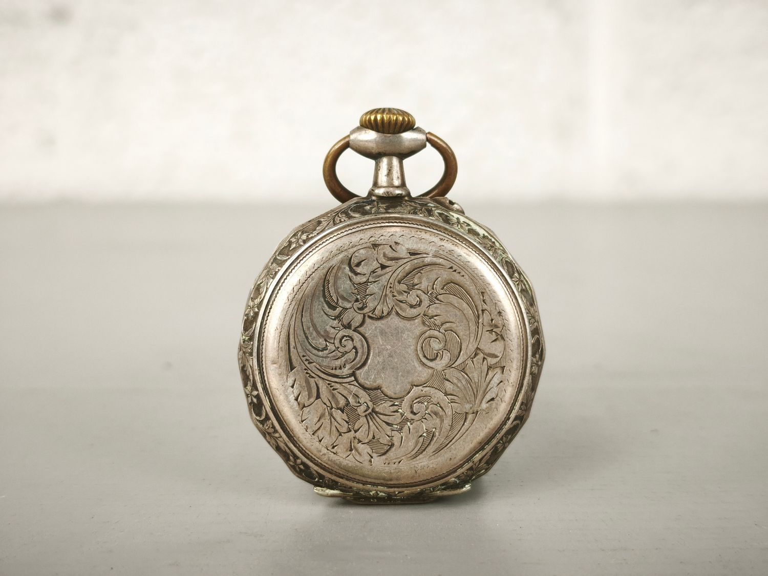 Silver pocket watch