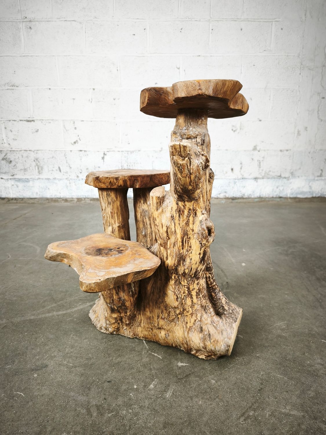 Wooden plant stand
