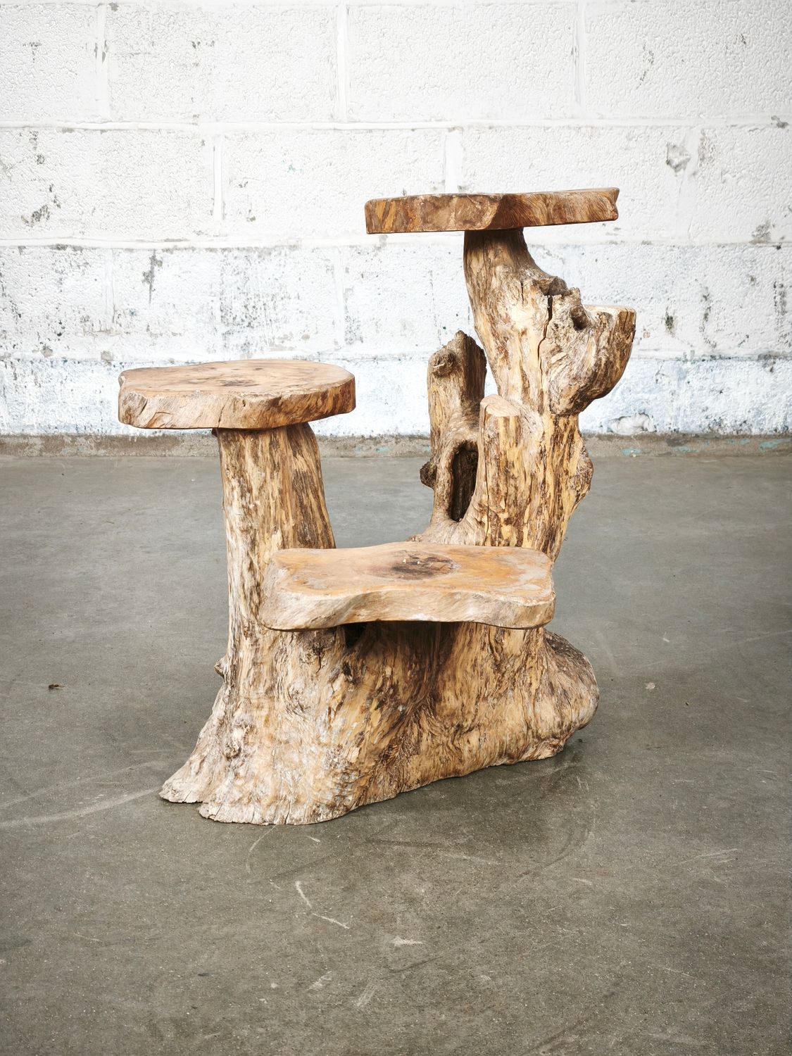 Wooden plant stand