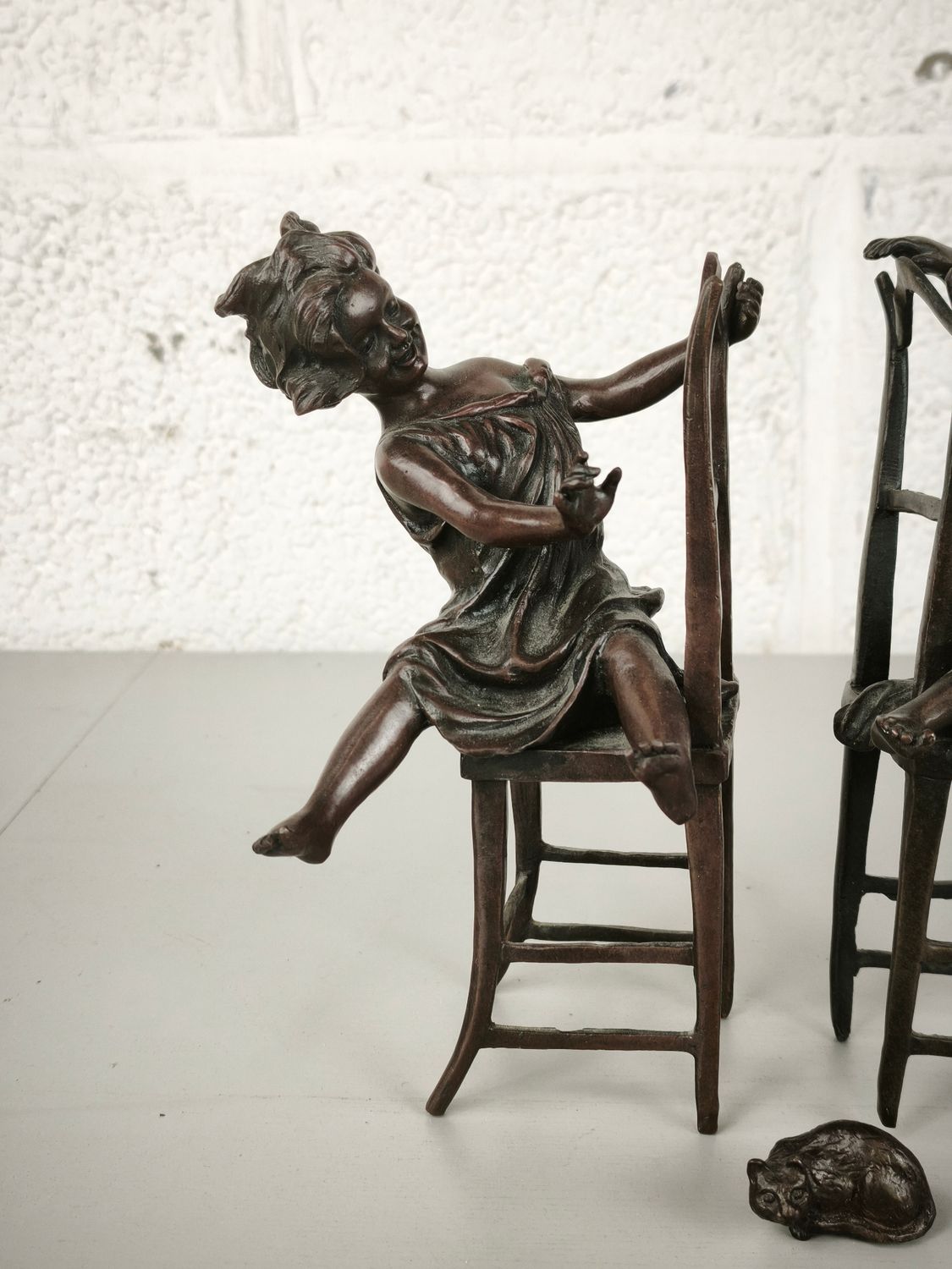 Bronze statue after Franz Iffland