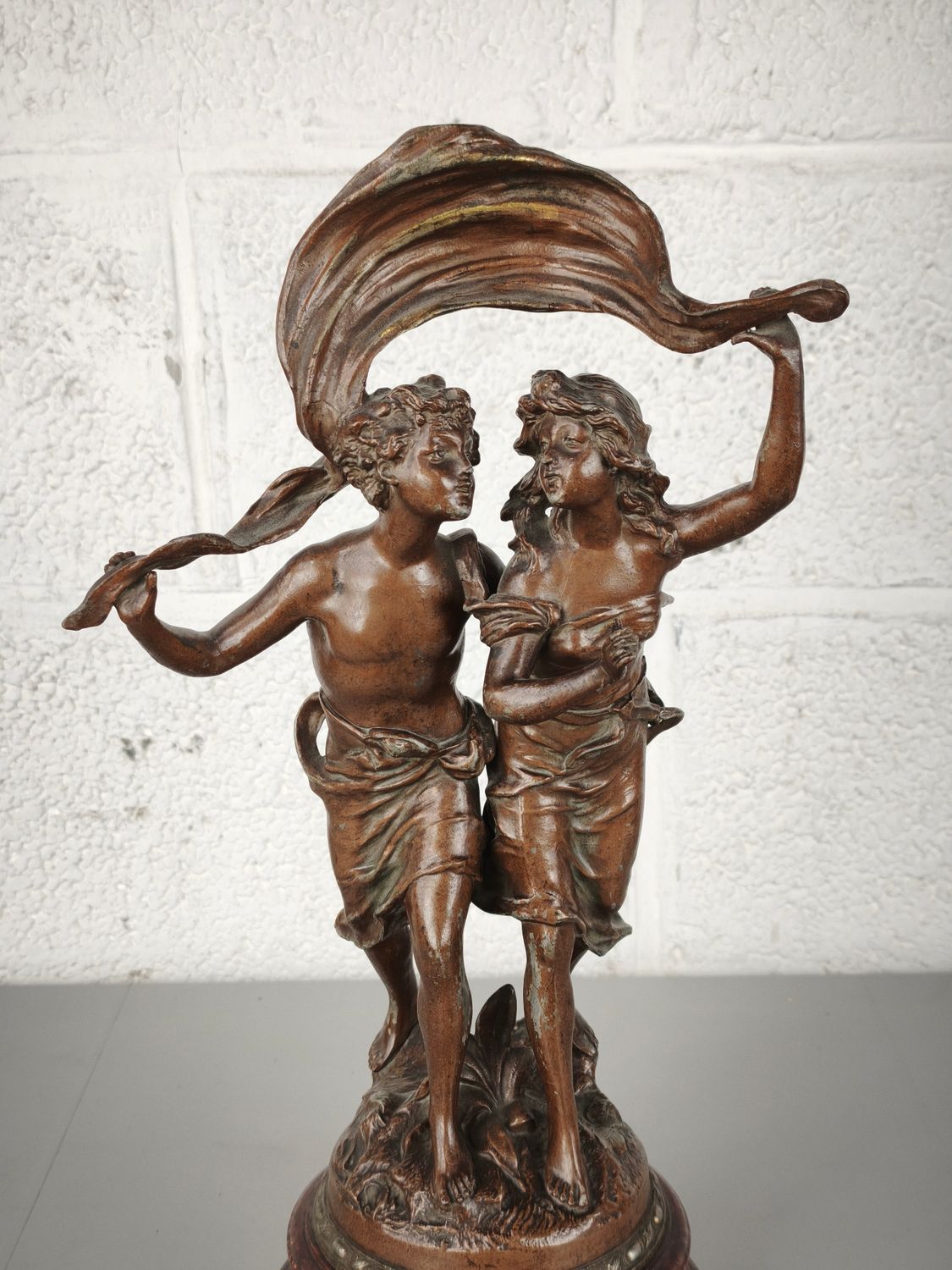 Zamak statue l'orage