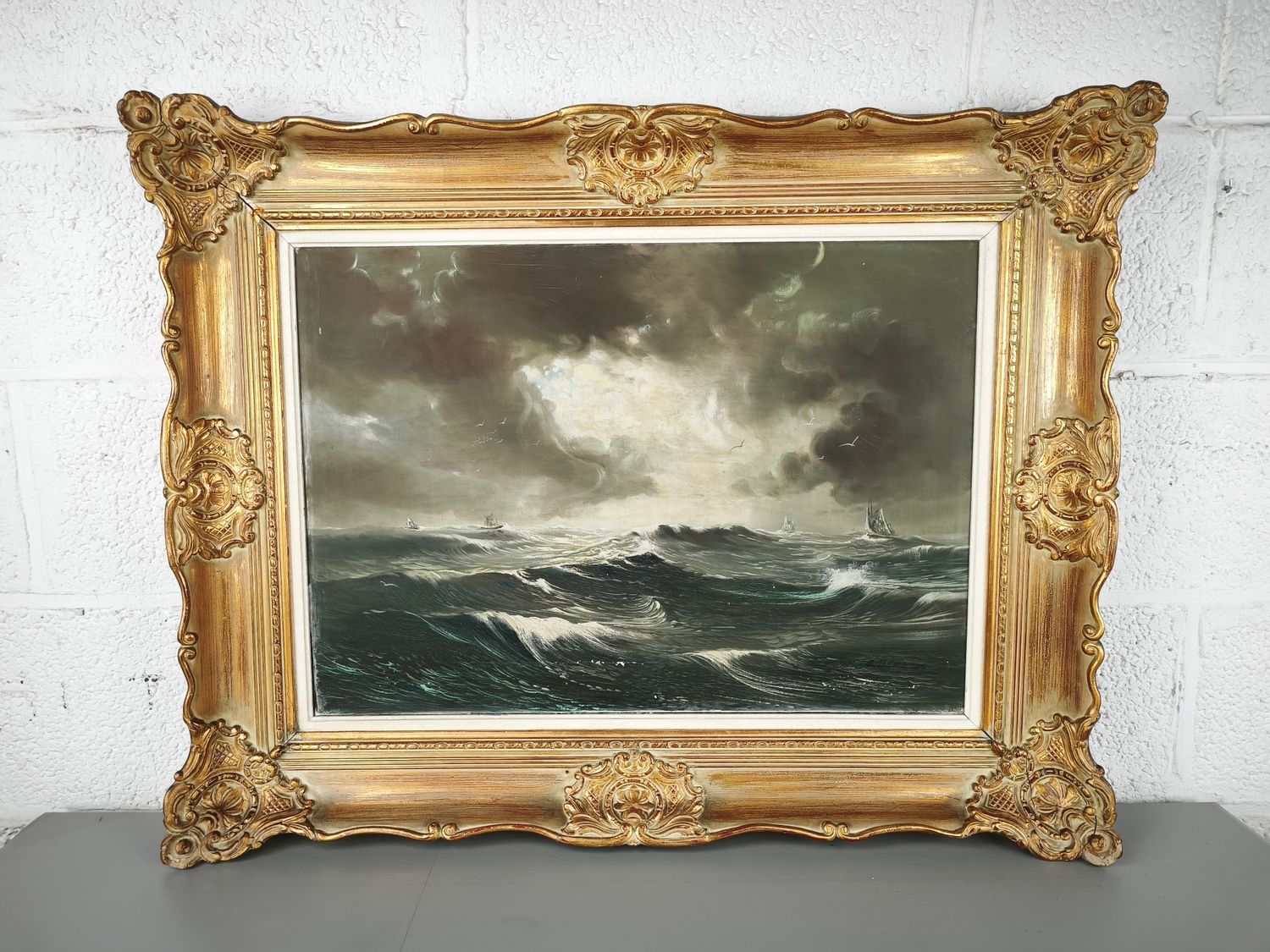 Ernest Braems - Maritime painting