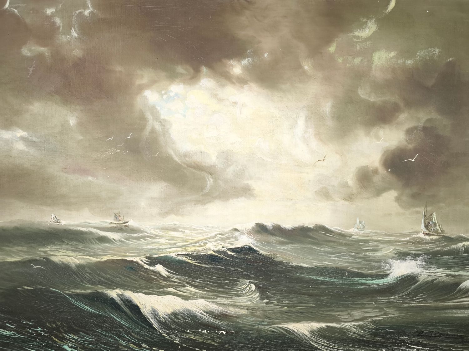 Ernest Braems - Maritime painting