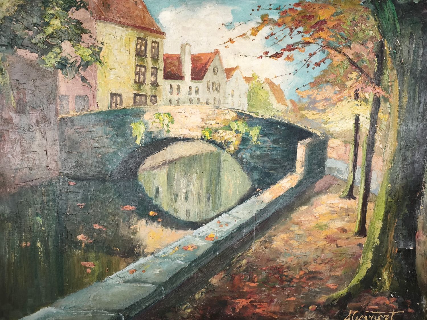 Nand Depondt - painting of Bruges
