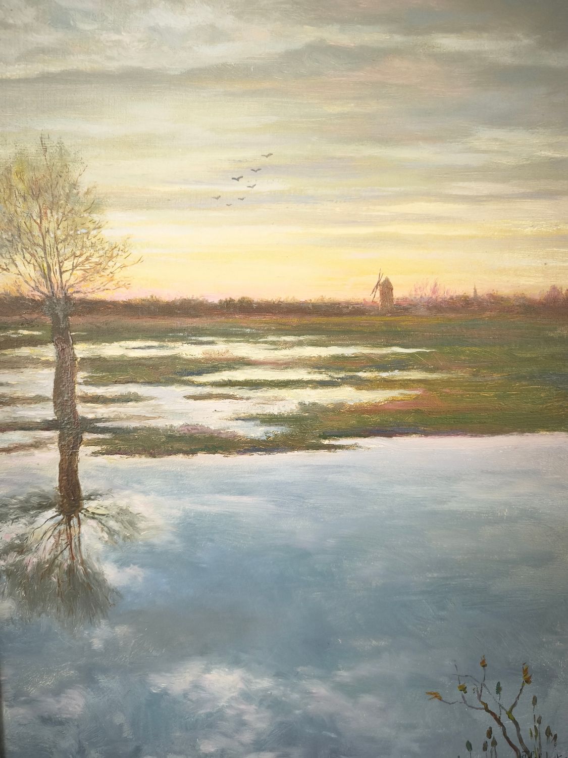 Raphaël Holvoet - Painting of a landscape