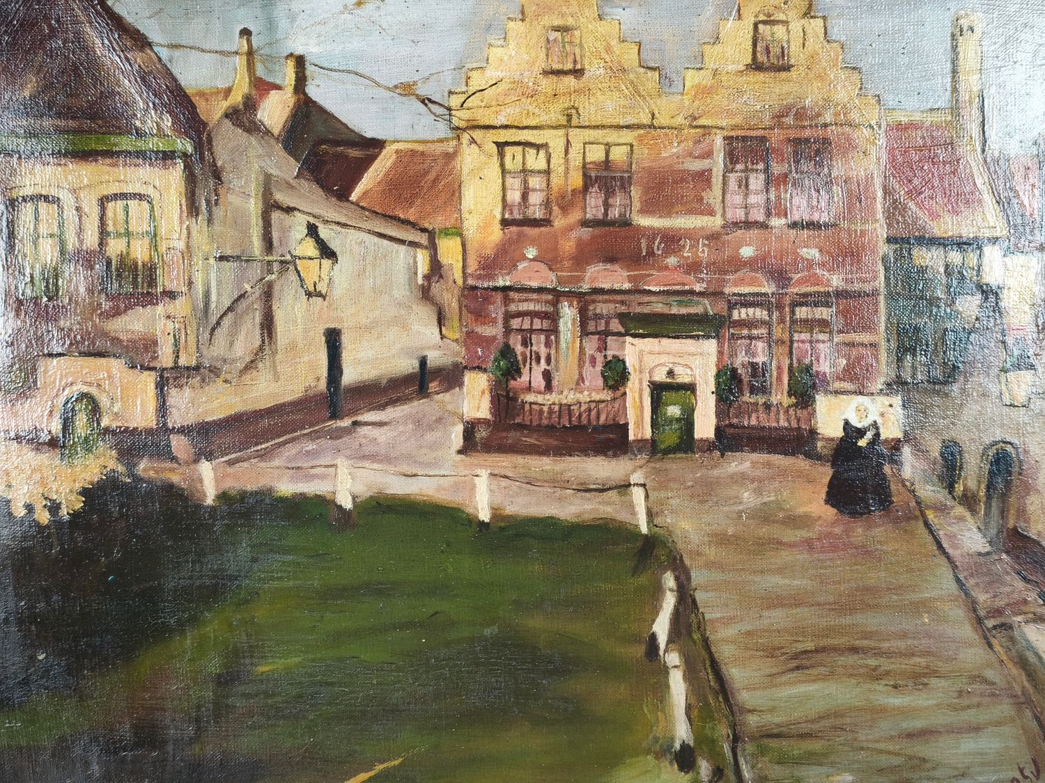 Dupont - painting of a city