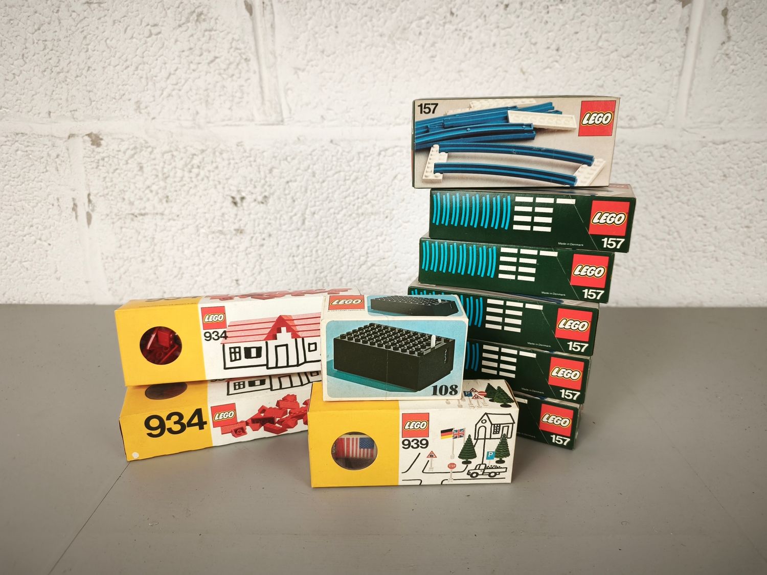 Vintage Lego boxes