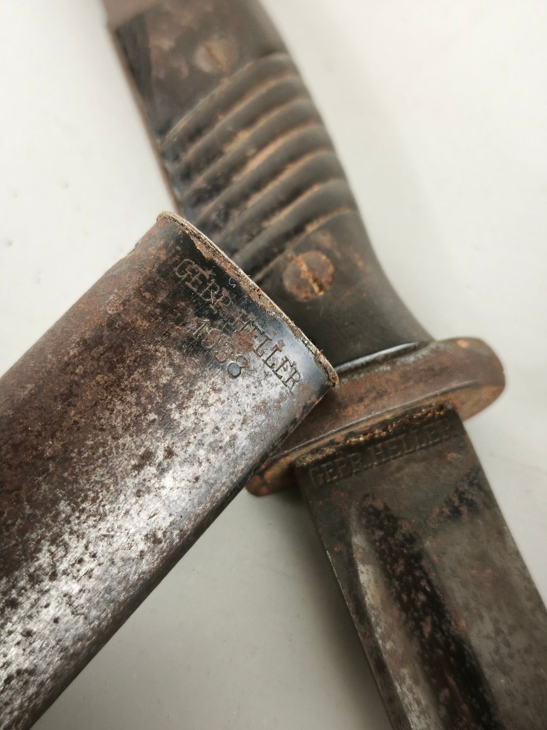 German K98 bayonet Gebr Heller