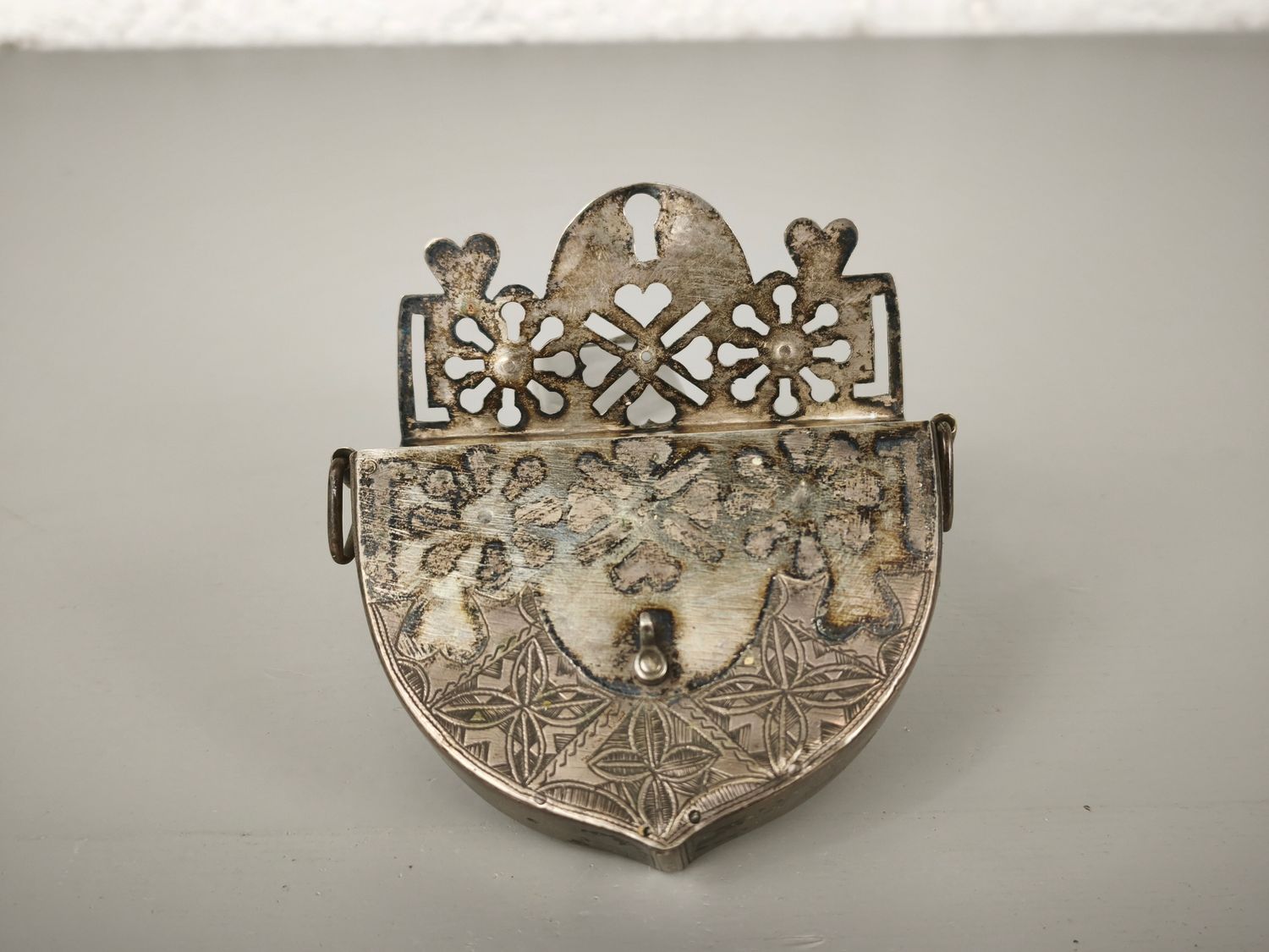 Old silver Ottoman purse