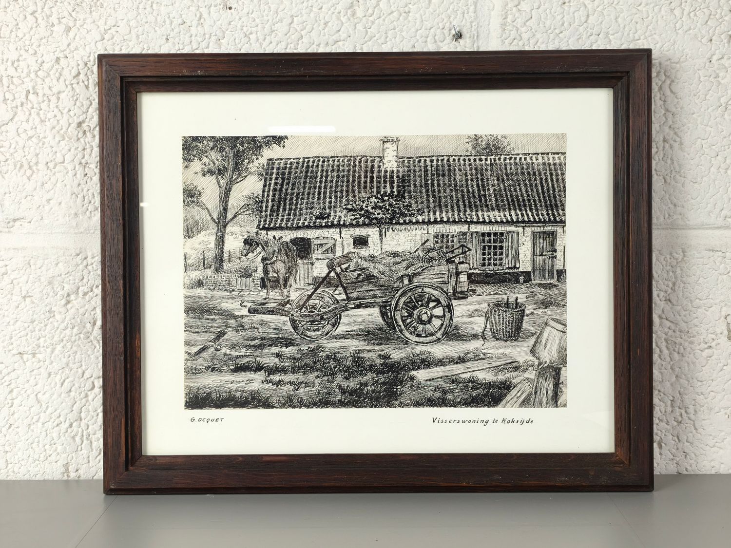 G. Ocquet - Vishermen's house in Koksijde