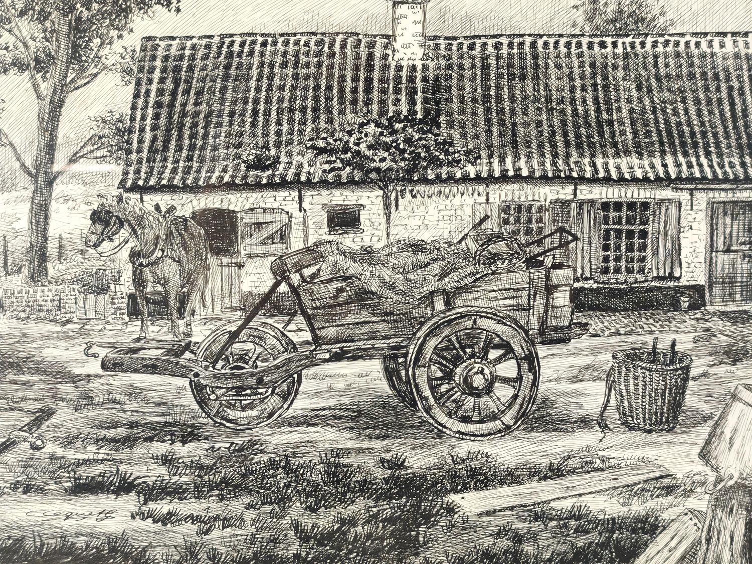 G. Ocquet - Vishermen's house in Koksijde
