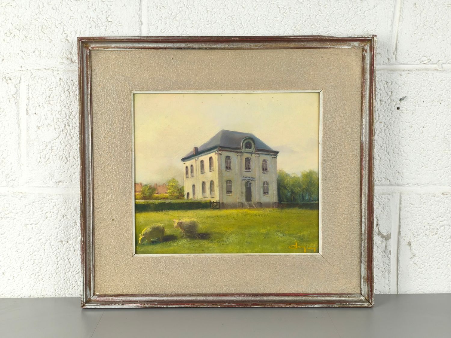 Painting - sashuis Veurne