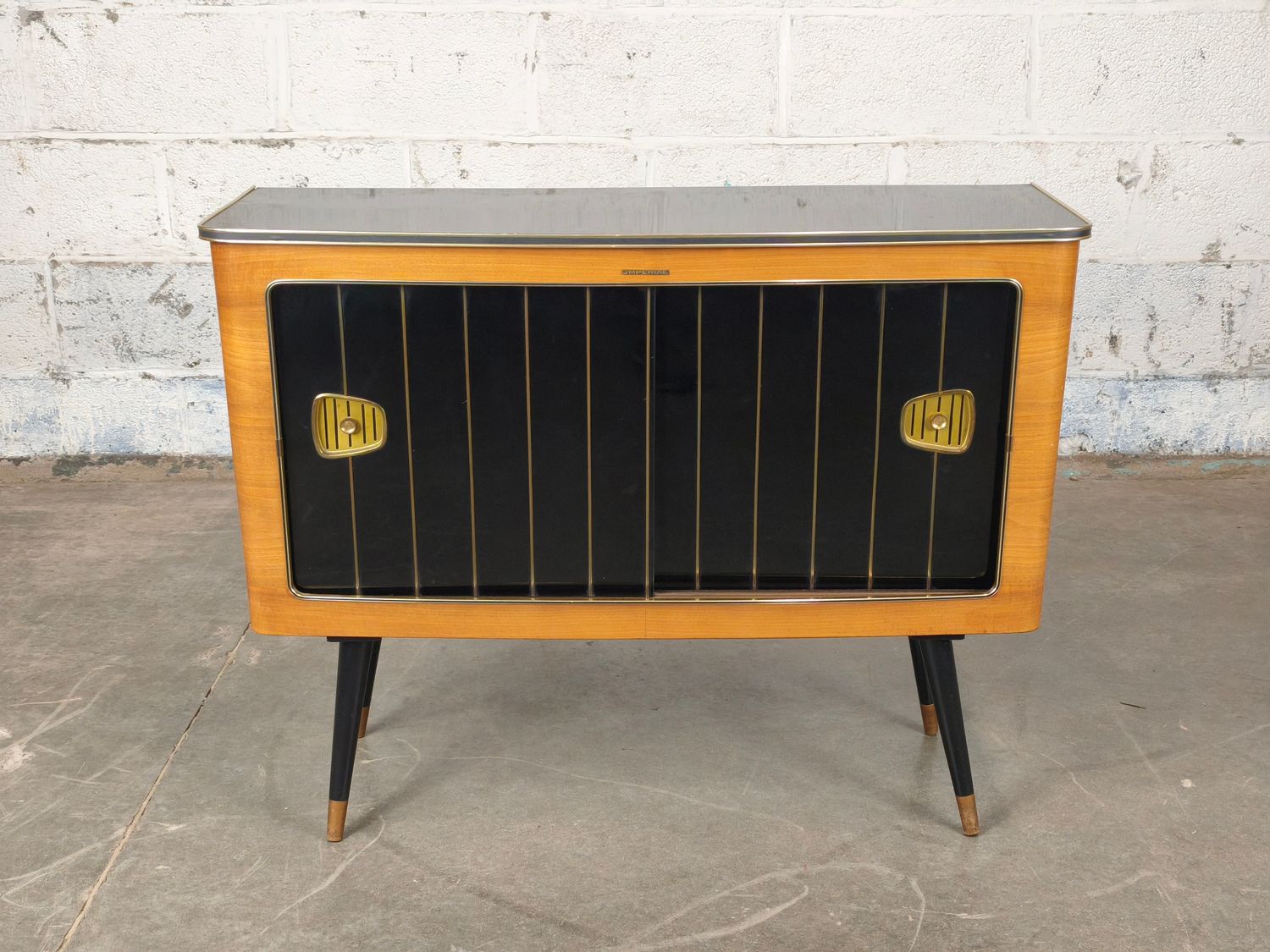 Vintage radio console