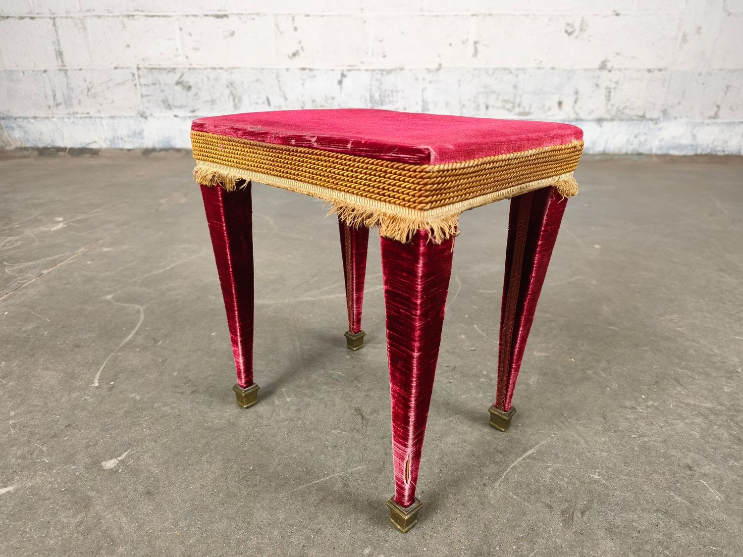 Antique footstool