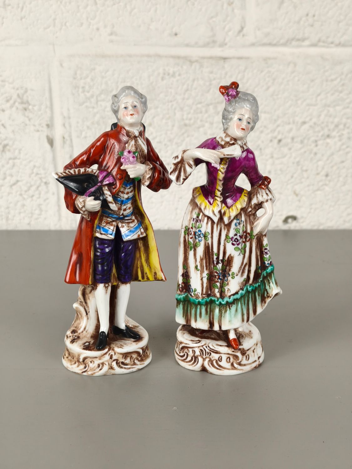 Porcelain statues from Sitzendorf